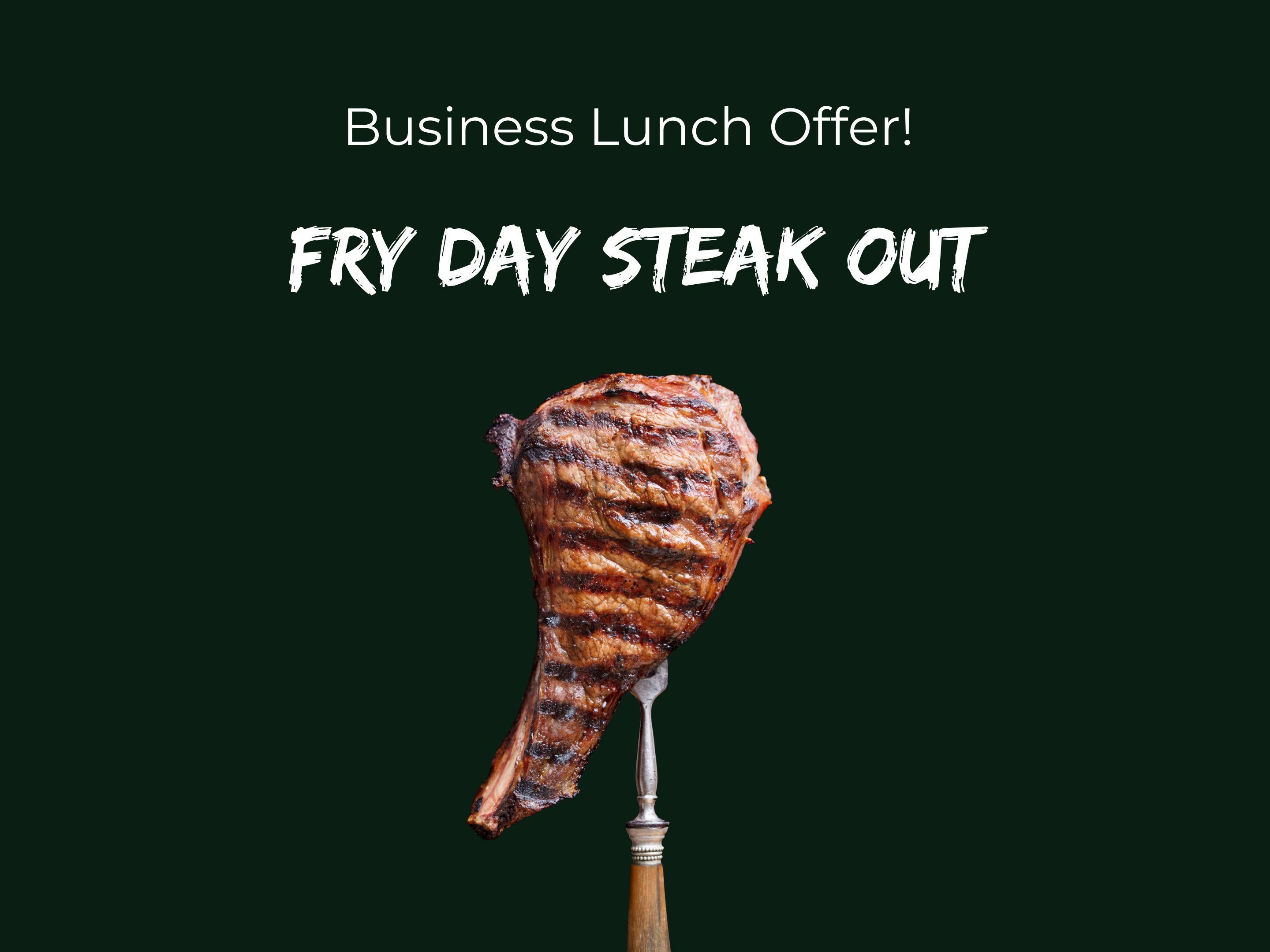 Hey, let's talk about this over lunch!
New business lunch offer in your friendly neighborhood restaurant!
