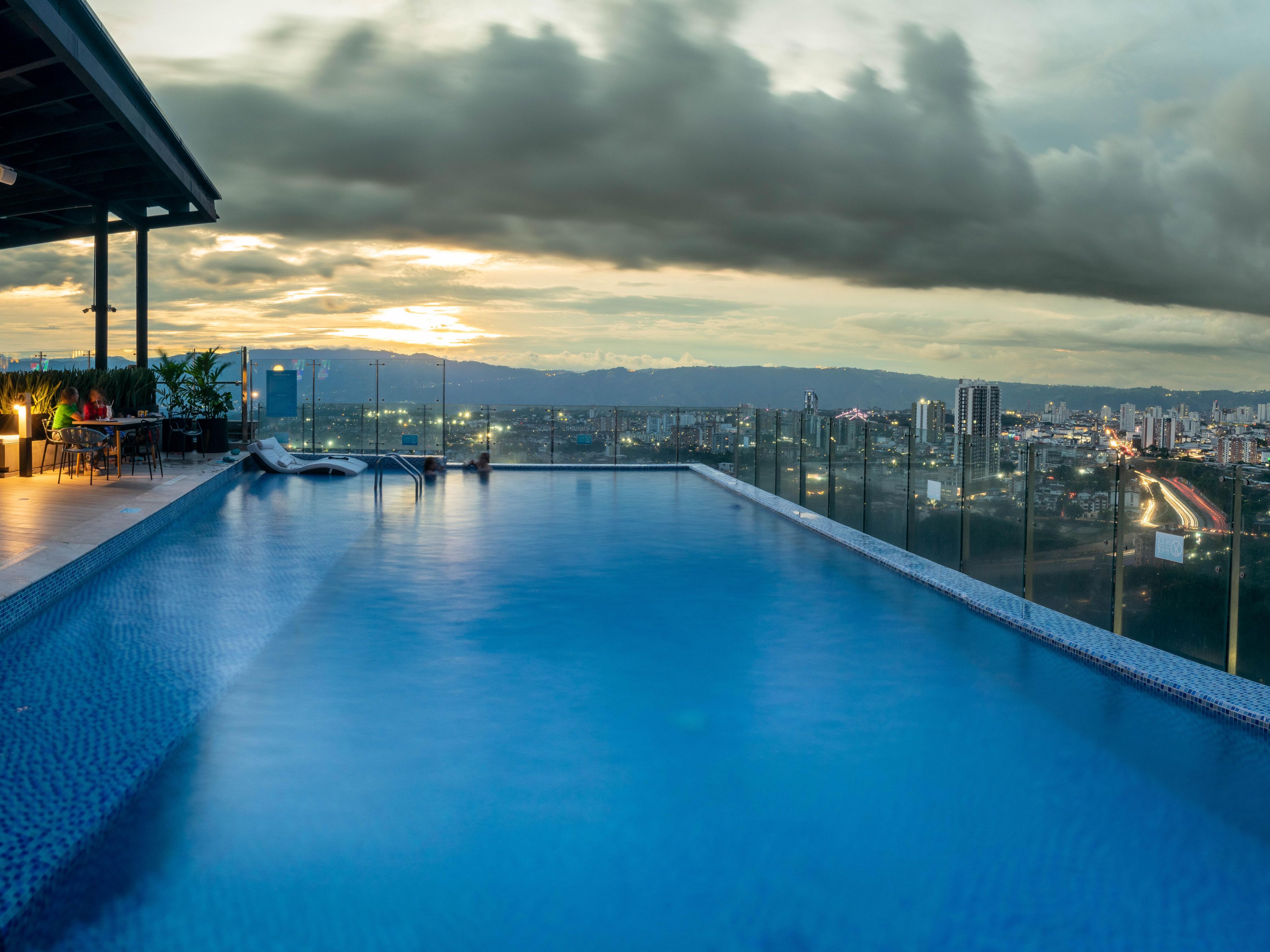 Pool at 18th floor.