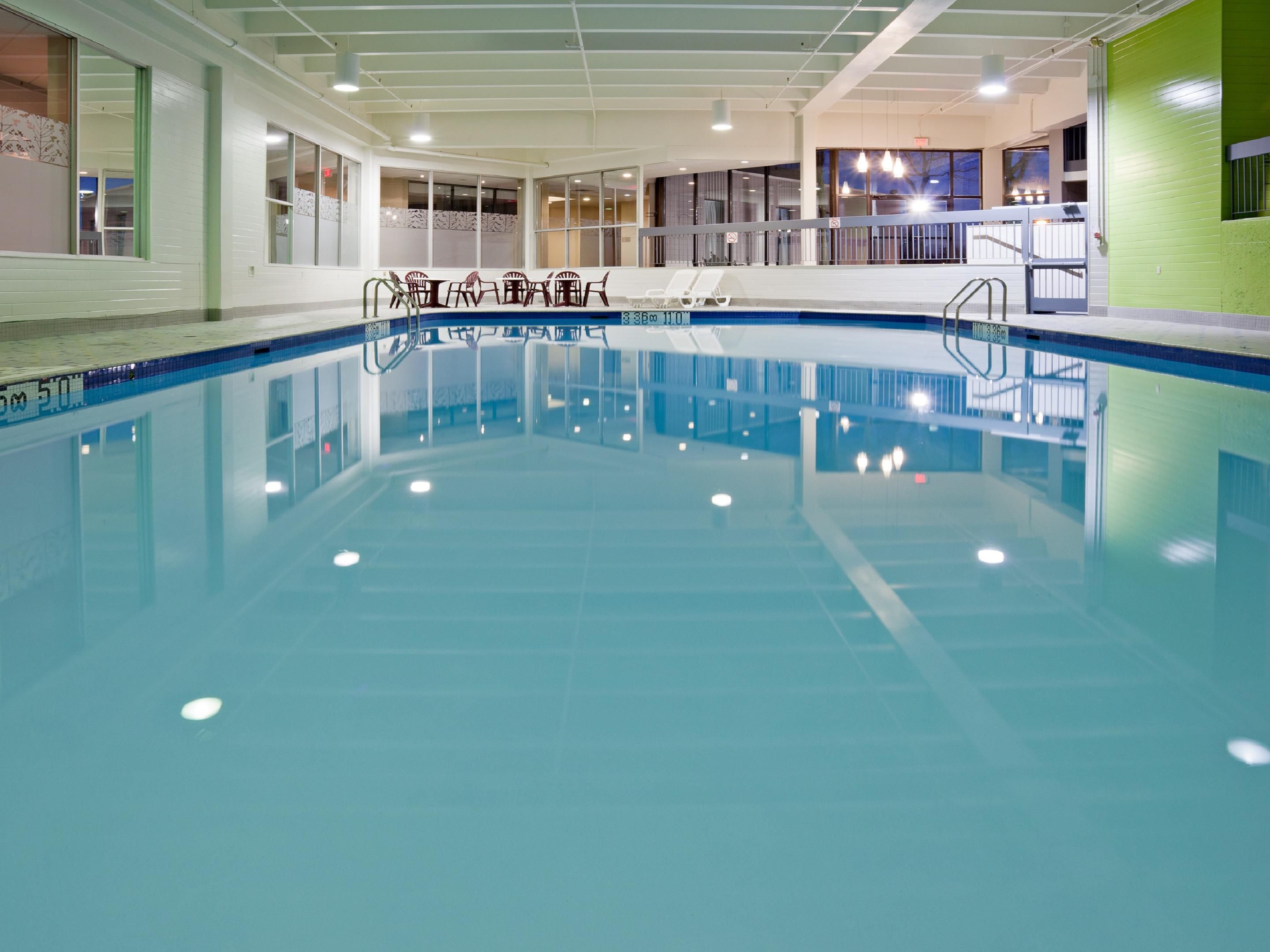 Why choose Holiday Inn Burlington? Because you can enjoy Burlington's largest indoor heated pool!