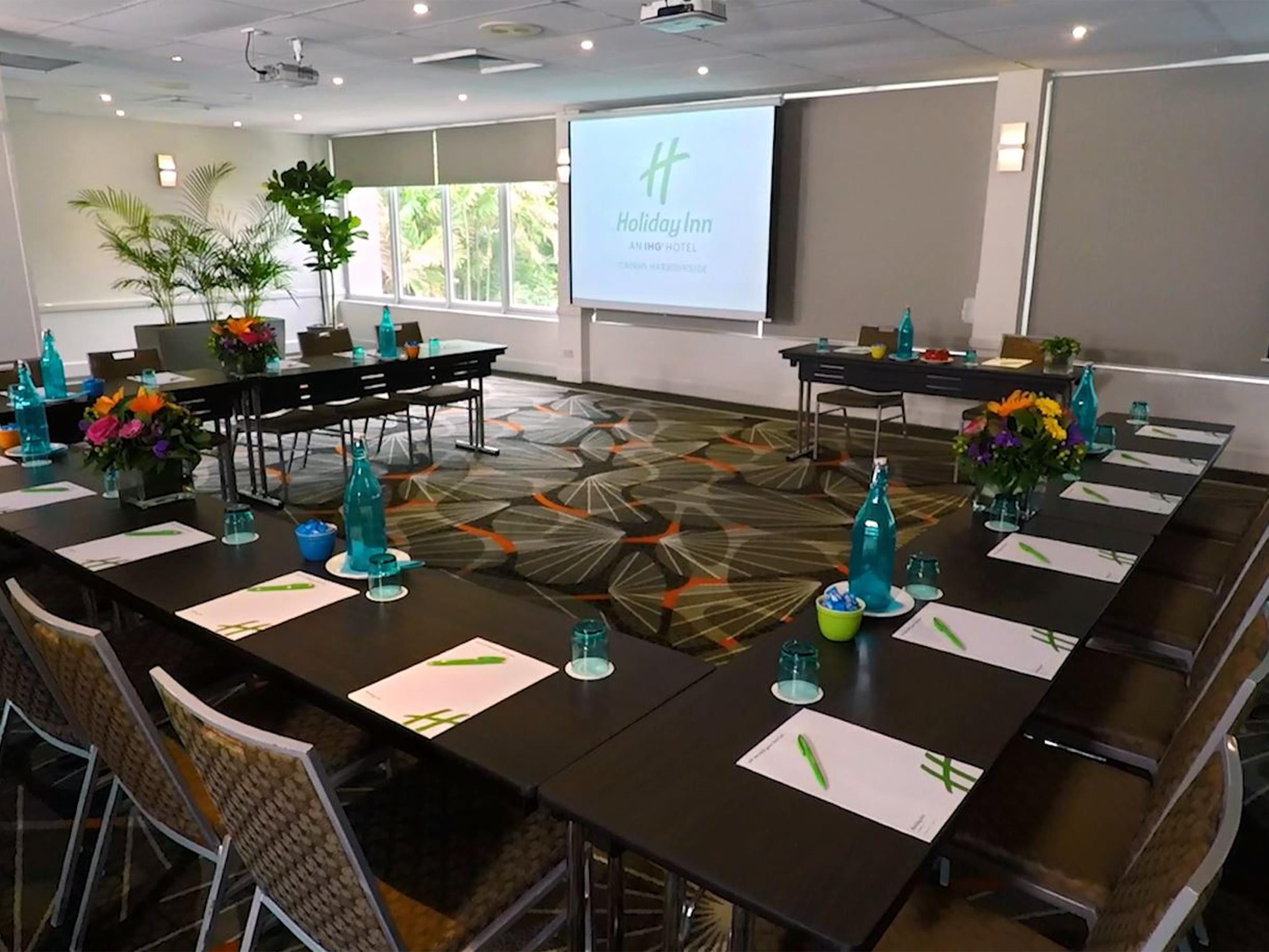 The event spaces have been designed to reflect the best of Cairns - tropical rainforest, open spaces and delicious fresh catering options. Each inspiring event space can be adjusted to your needs. As you’d expect, each room has been decked out with the latest tech and free WiFi.