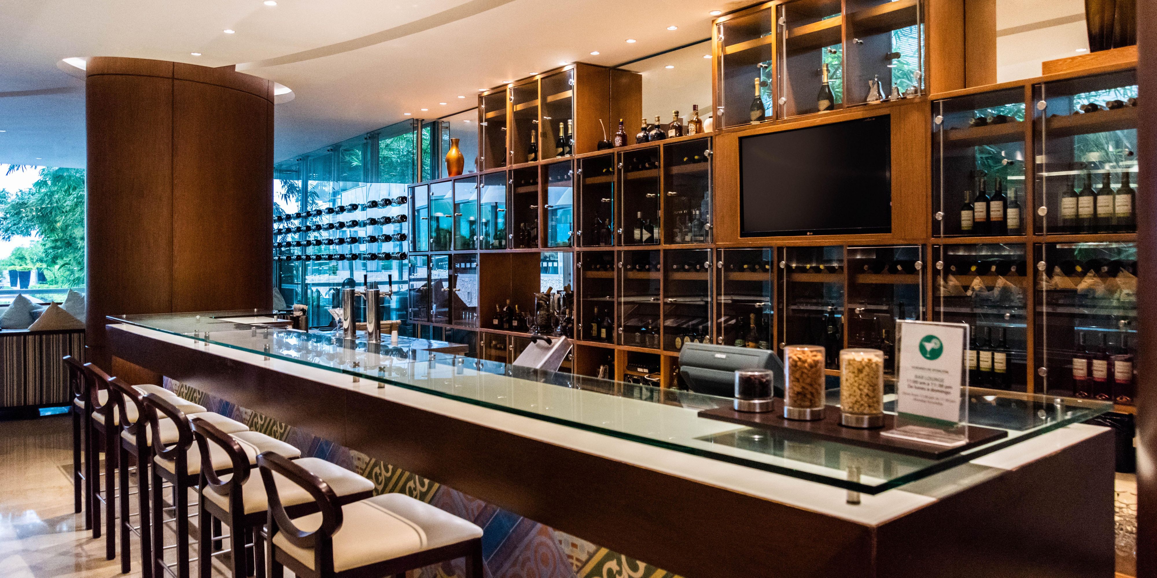 Our Bar offers a delicious selection of beverages and snacks.