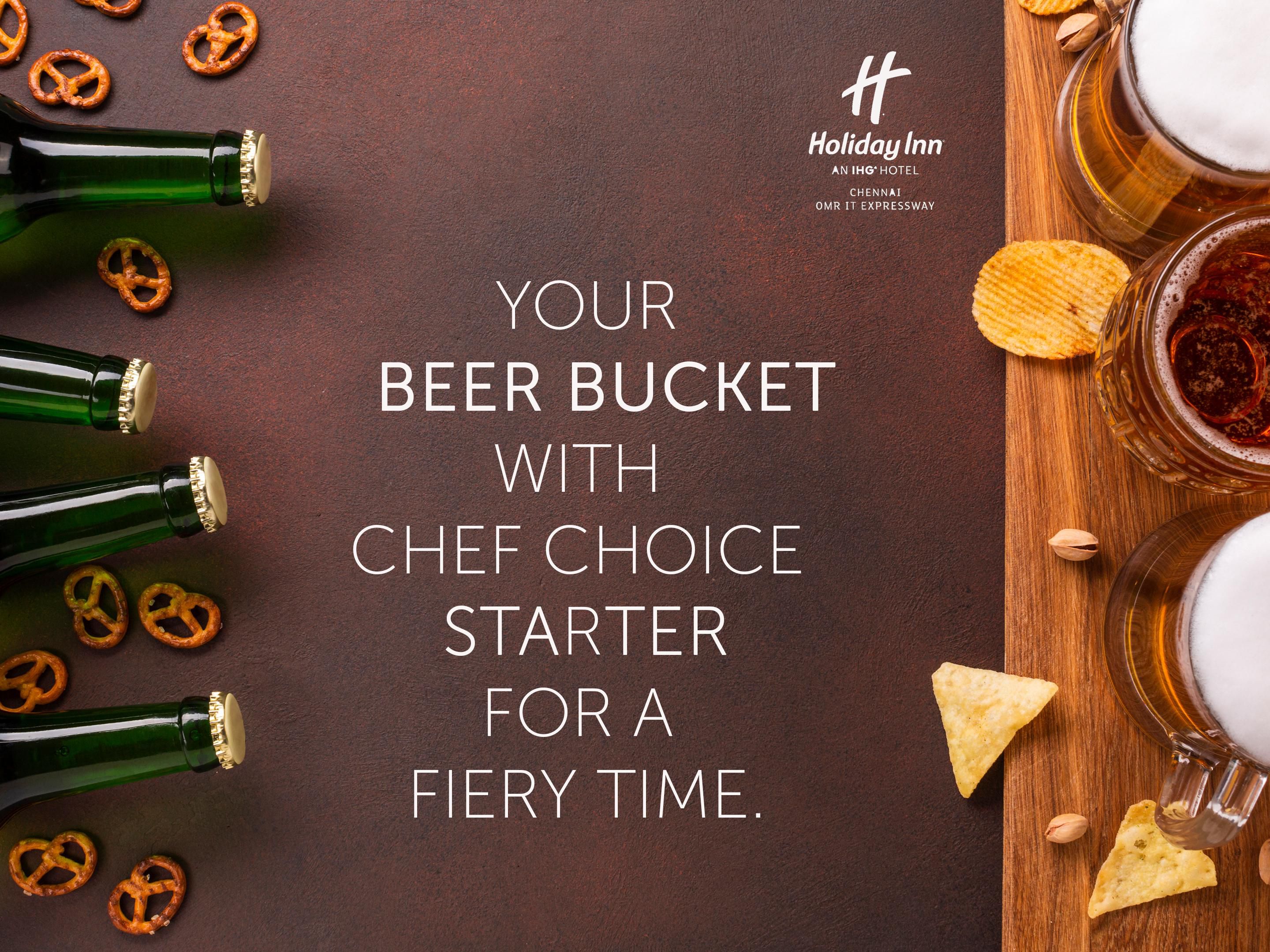 Your beer bucket with starter