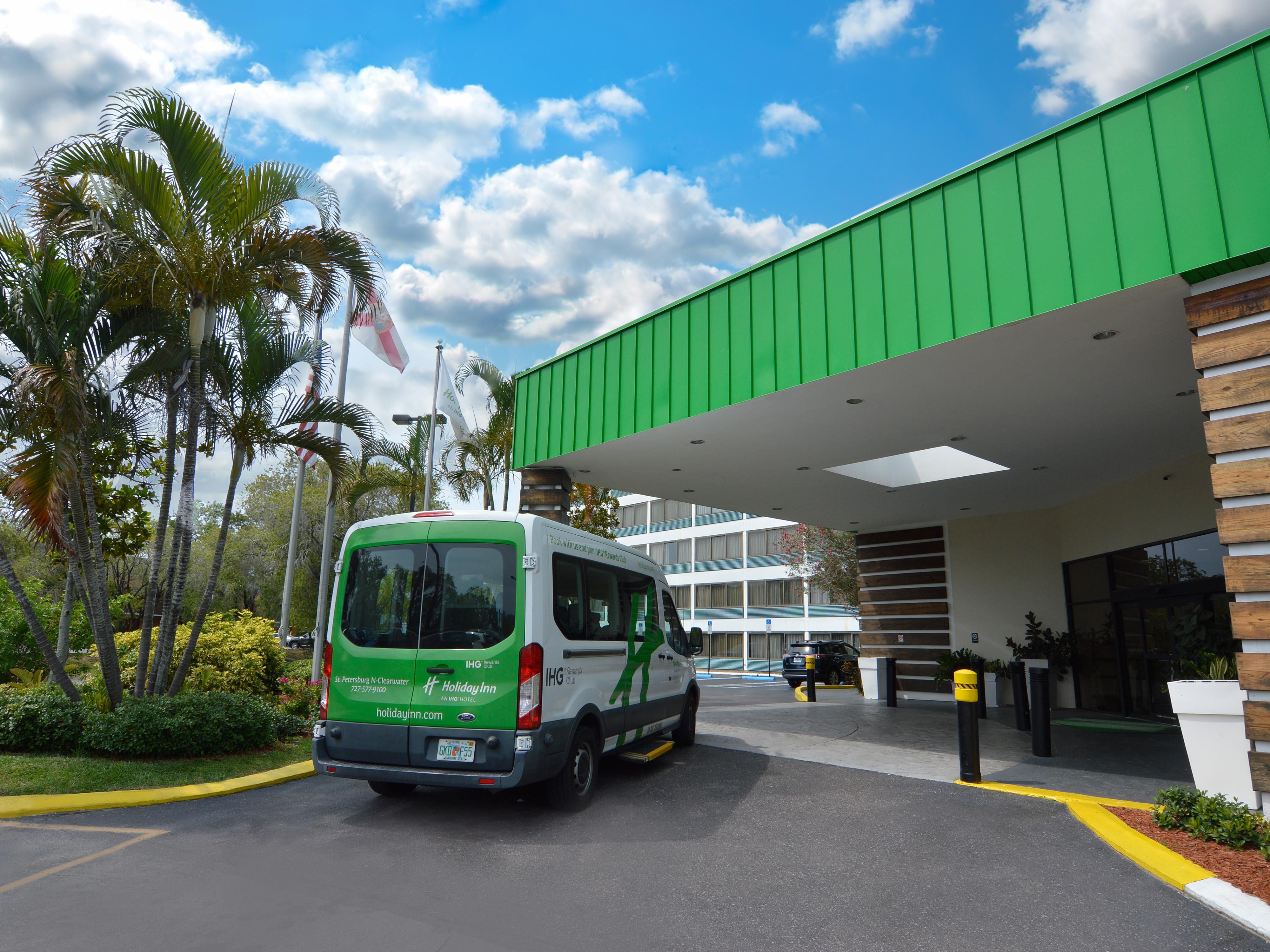 Main entrance and local shuttle