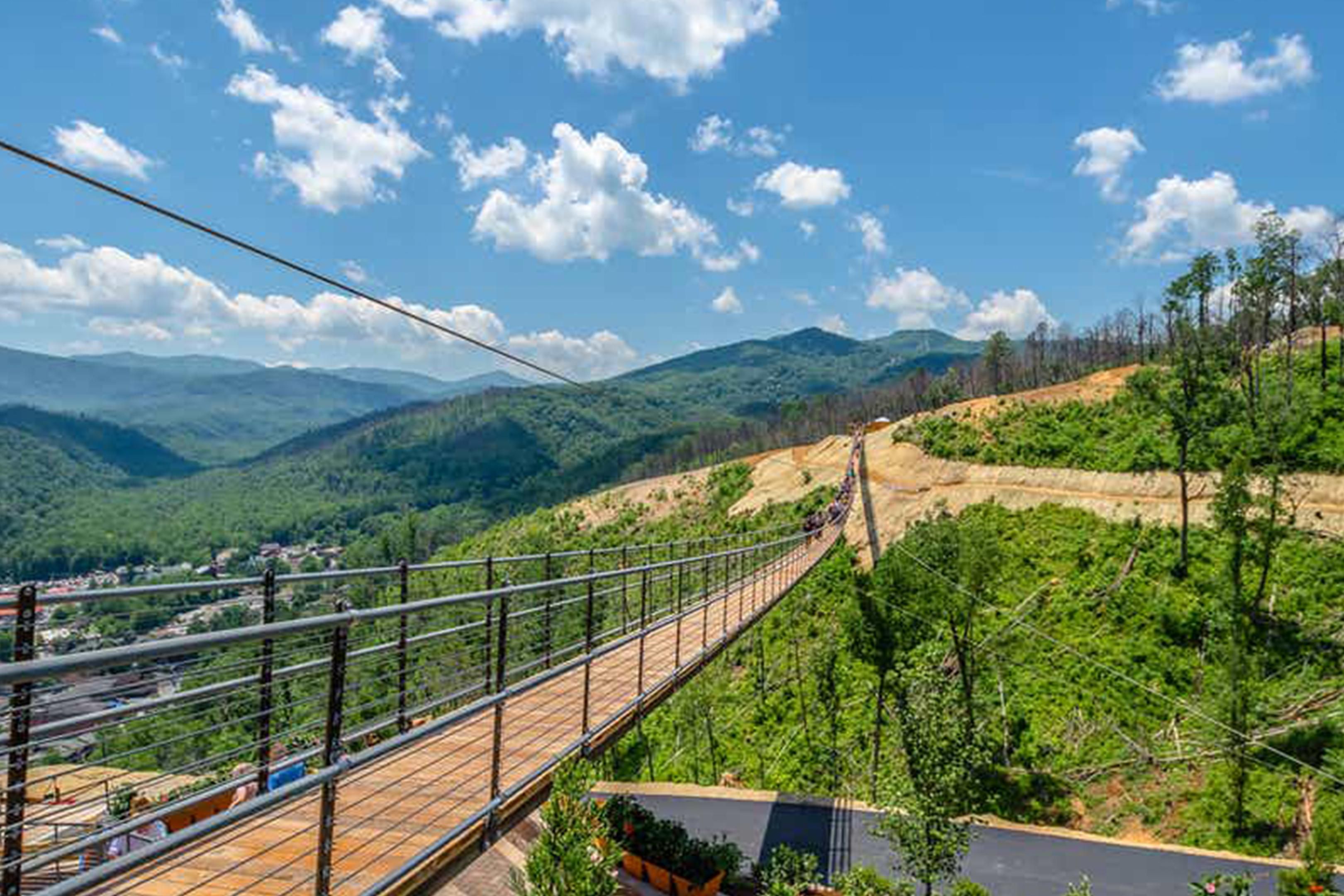 bridge at Gatlinburg Sky Park 