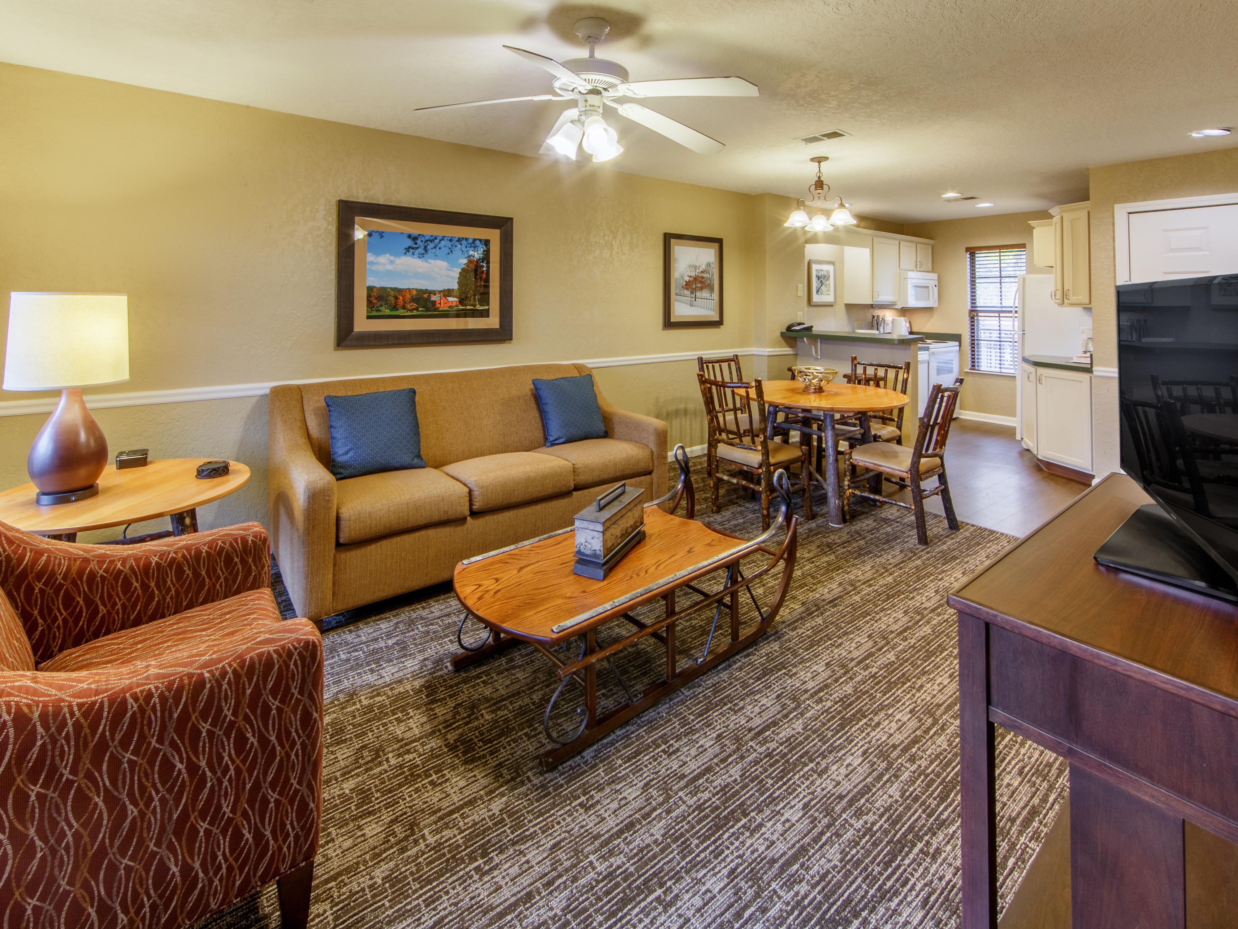 Family and friends can spread out in this spacious villa