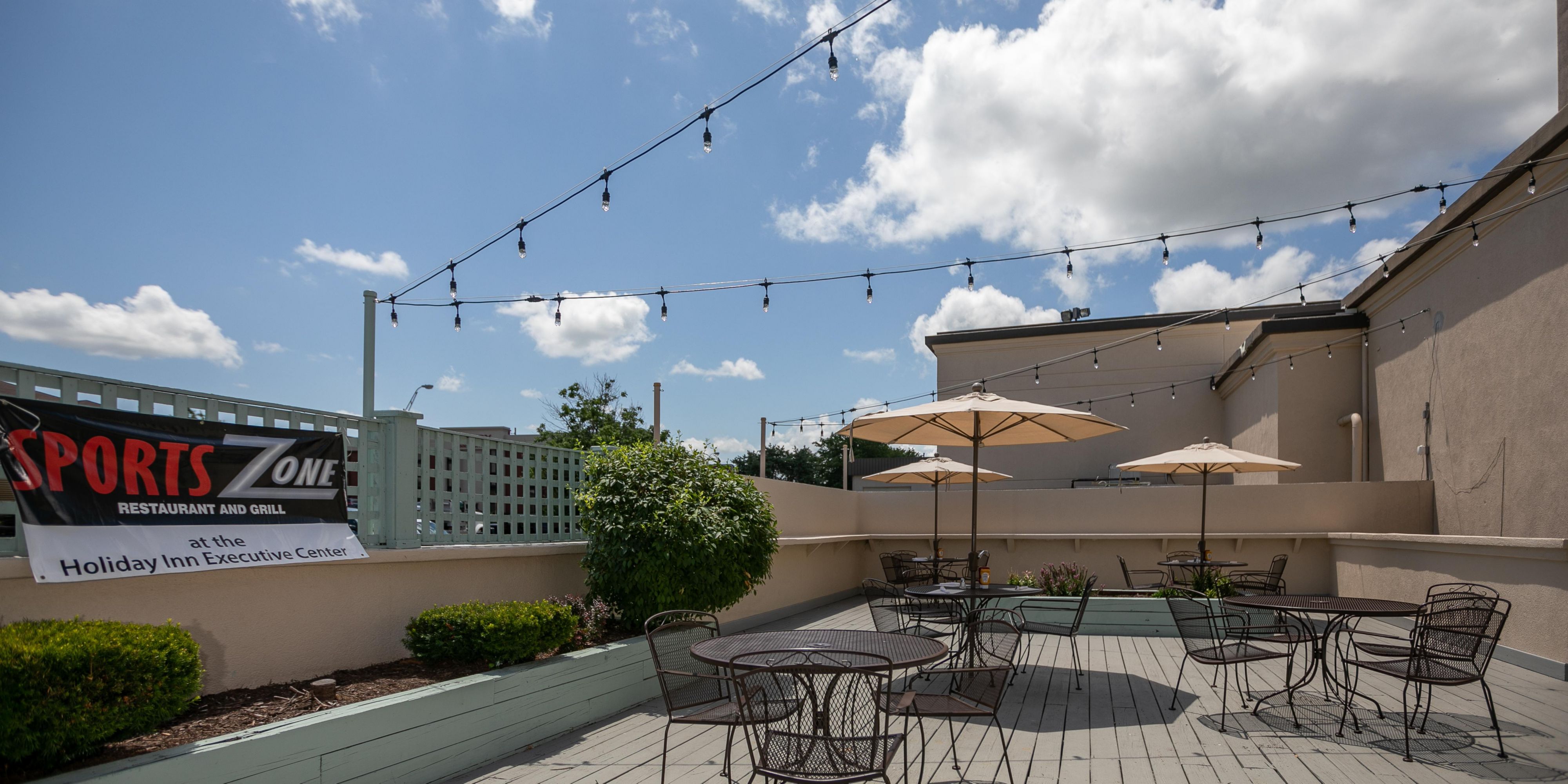 Get some fresh air on our outdoor patio.