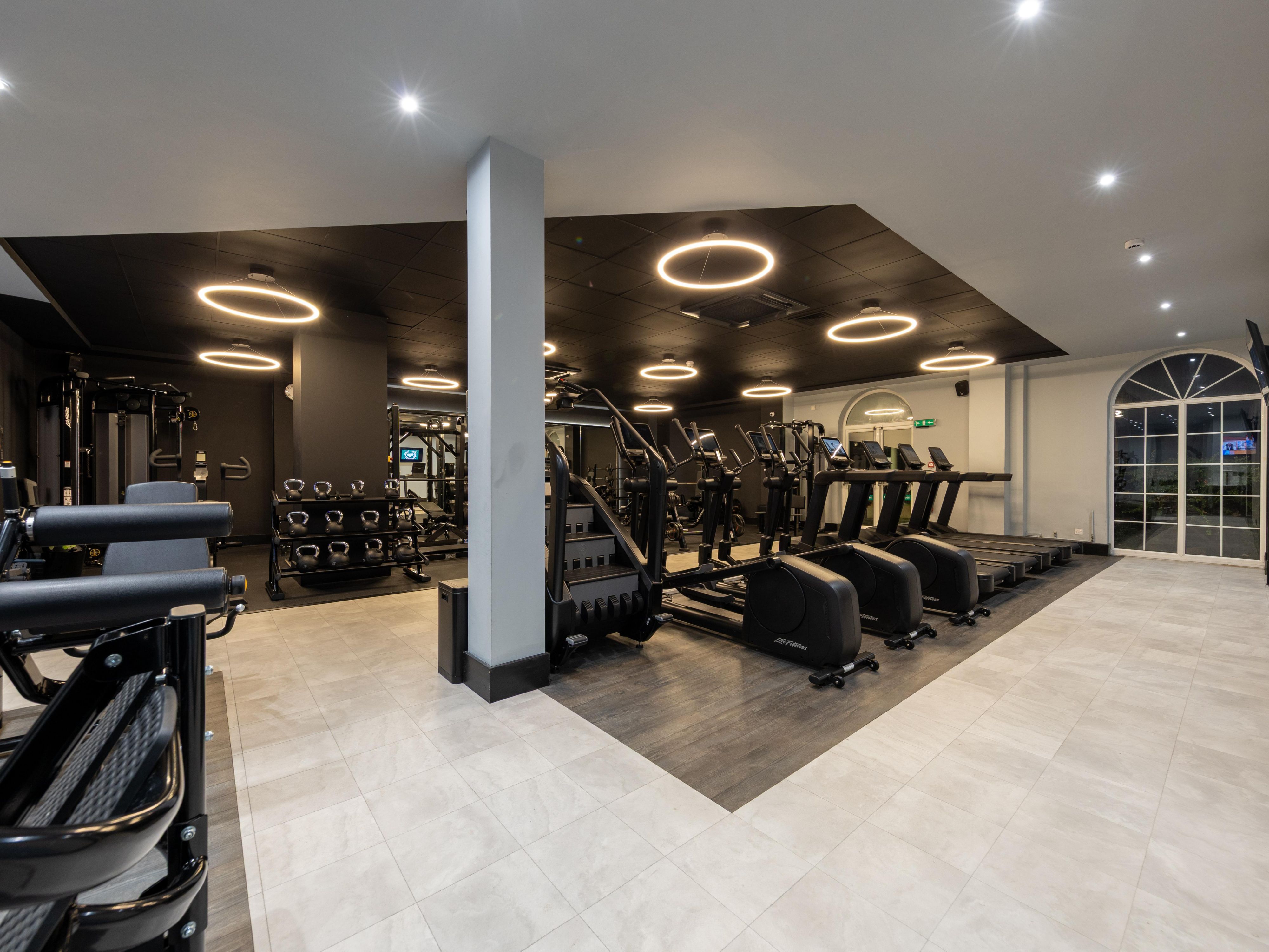 Our recently refurbished on site Fitness Centre, 3d Health and Fitness boasts the latest Life Fitness equipment and Hammer Strength weights.

Free access to all guests staying.