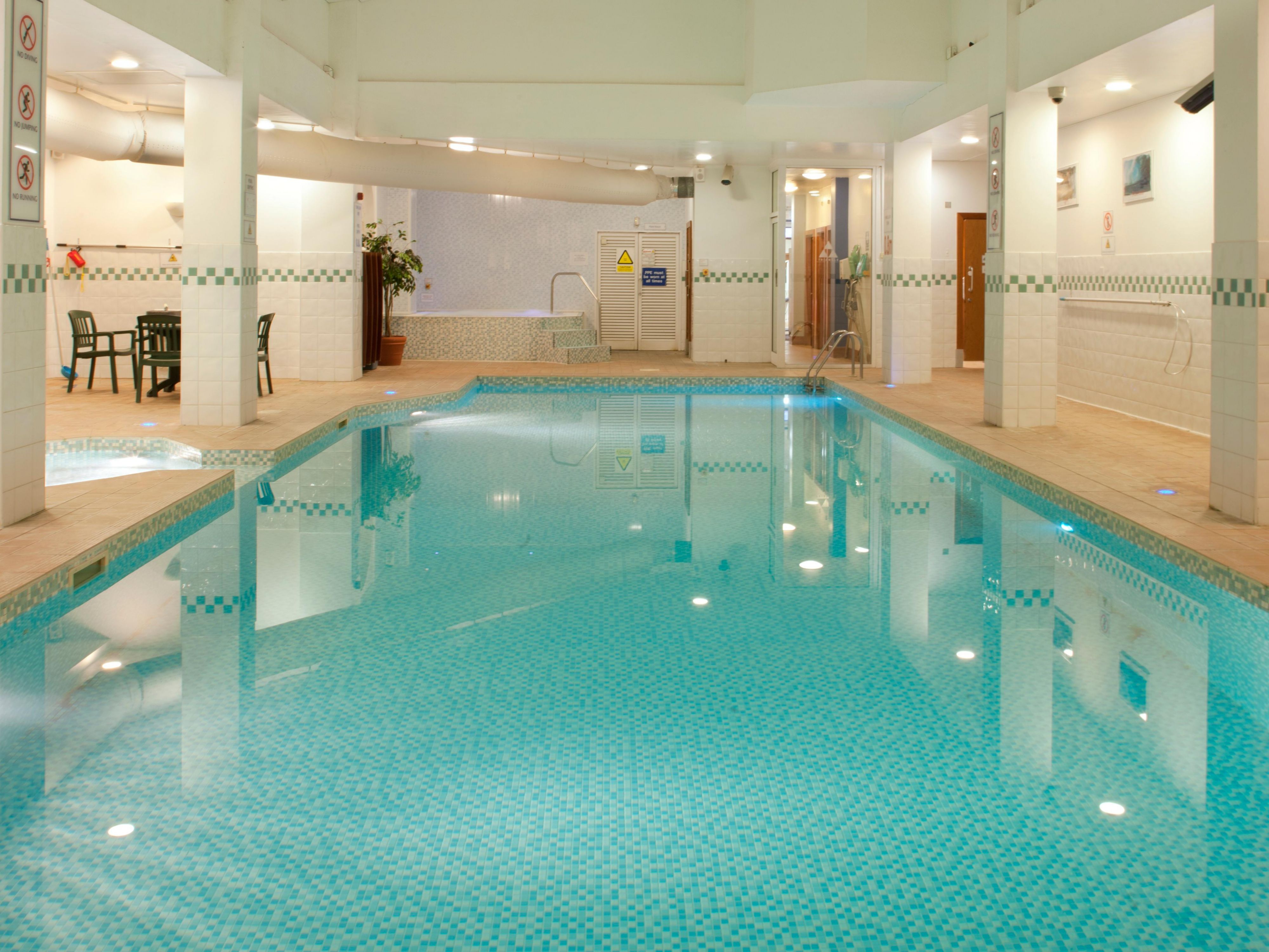 The hotel has complimentary parking. We have 2 car charging points in the car park. The hotel has an onsite restaurant, gym, swimming pool, Hot tub & beauty salon. We also serve Starbucks on site which can be taken away or enjoyed in the Hotel. 