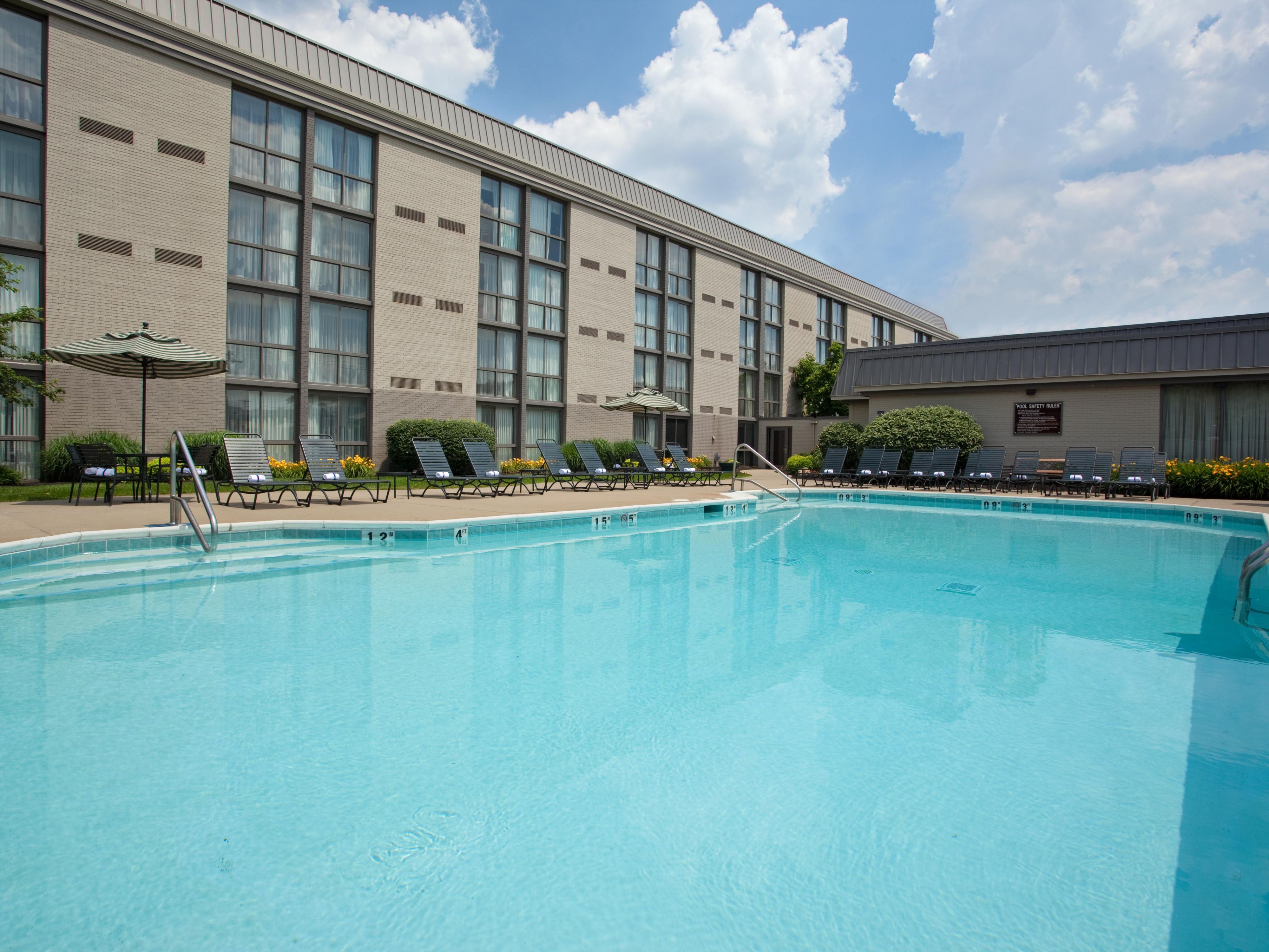 Refreshing Outdoor Pool at Holiday Inn Cincinnati Riverfront 