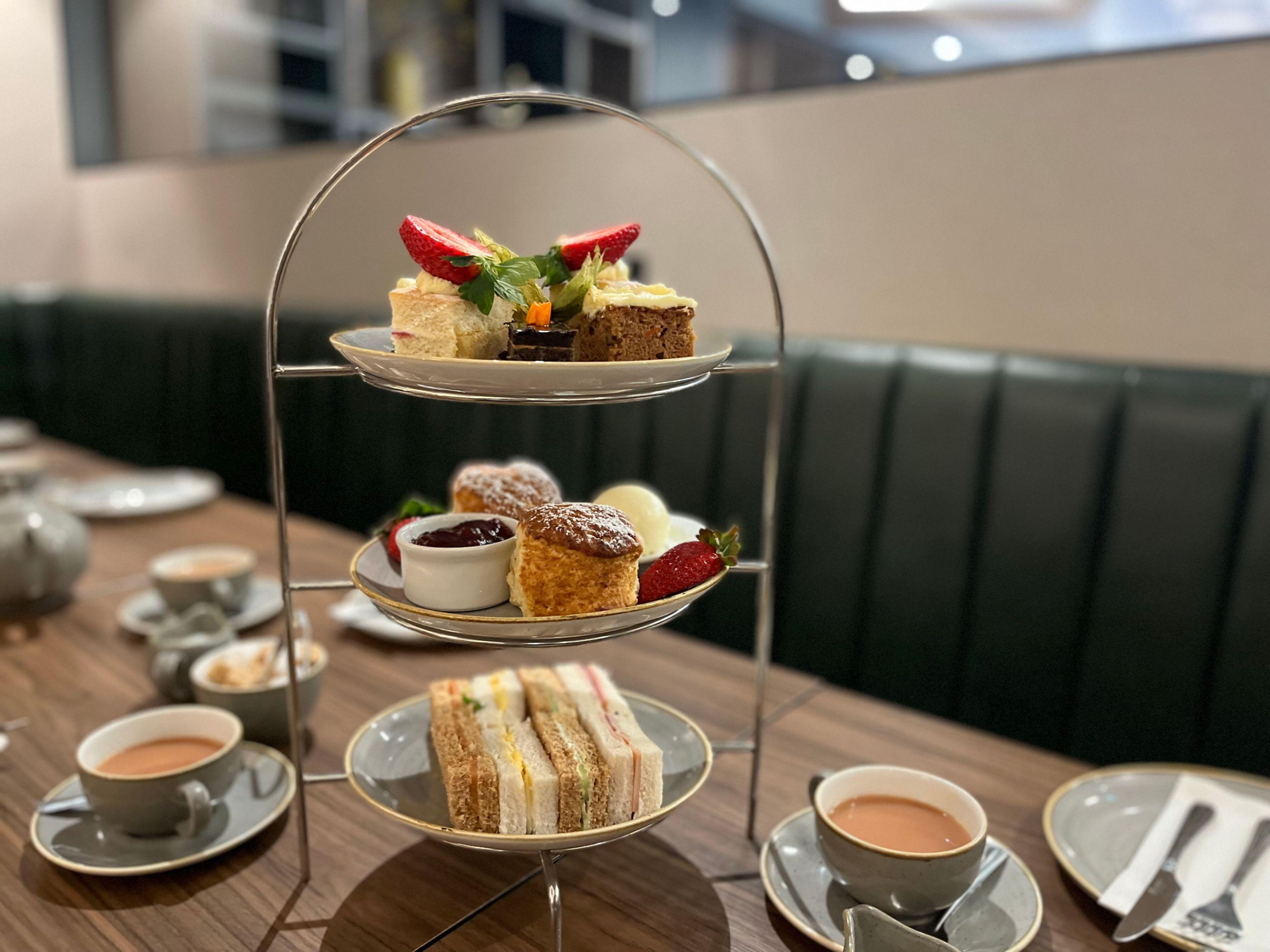 Indulge in a selection of Classic Afternoon Tea delights at Meadow – Kitchen | Bar | Terrace. Our Executive Head Chef has created a mouth-watering array of sweet and savoury delights, including delicate finger cut sandwiches. We have special vegetarian, gluten free and vegan menus, not forgetting a special menu for the little ones! 