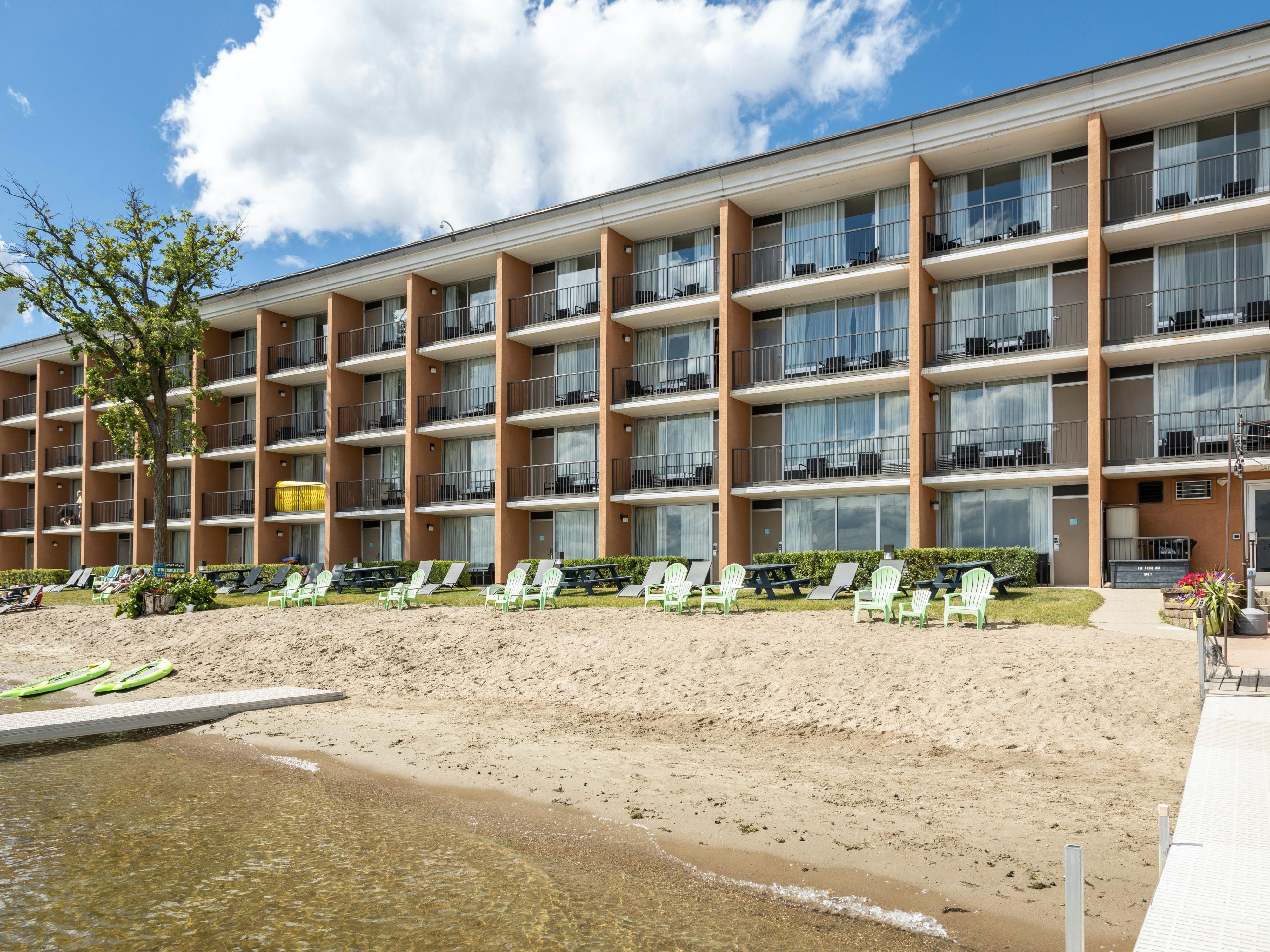 Beachside rooms
