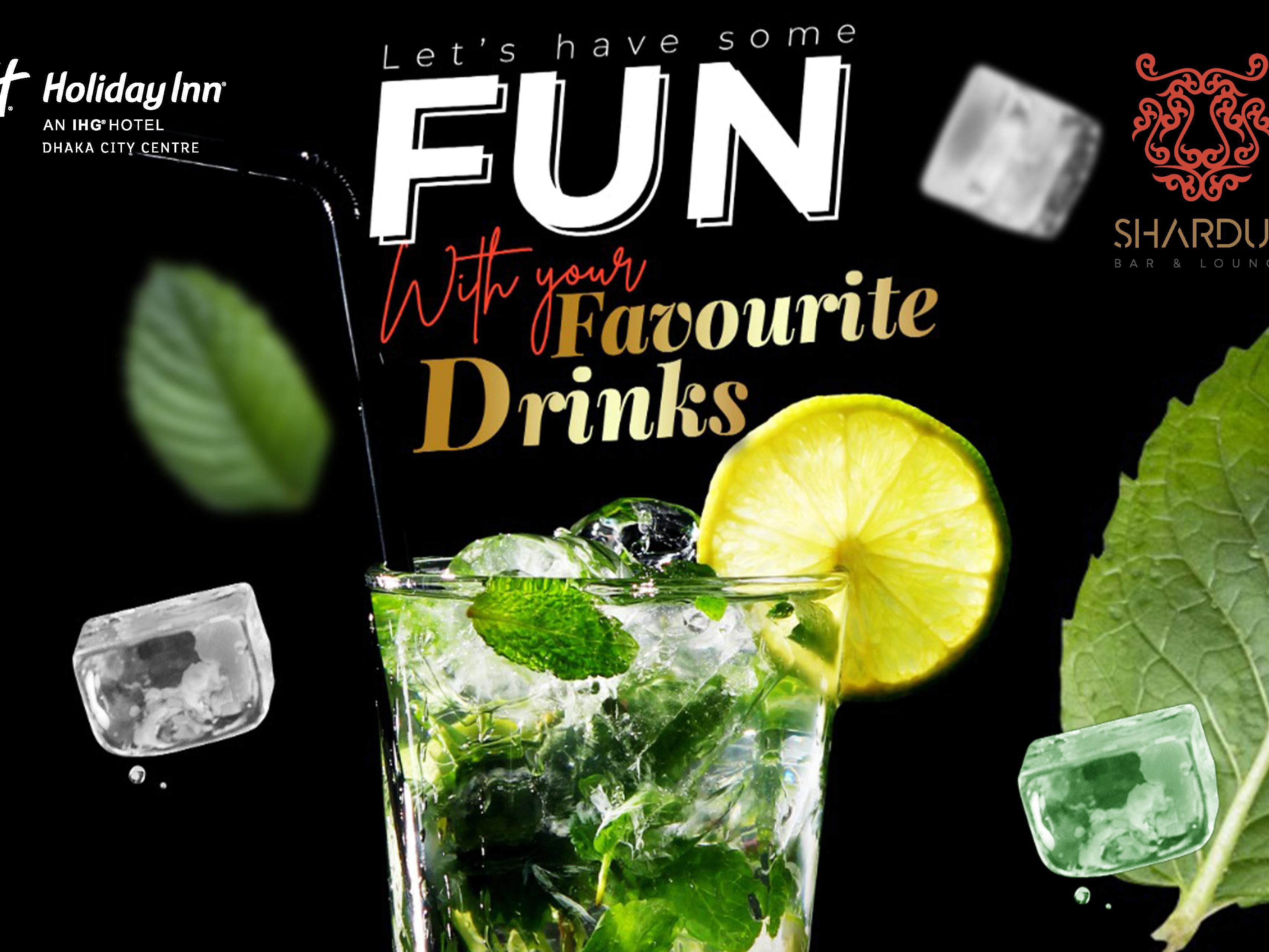 We are now open.
Our Shardul Bar &
Lounge has a lively atmosphere that will lift your spirits and ease your stress.
An English pub with live sports broadcasting and pub games. A pleasant English pub ambience offering a selection of brews, hops, grape beverages, a selection of spirits, and an innovative cocktail list. 