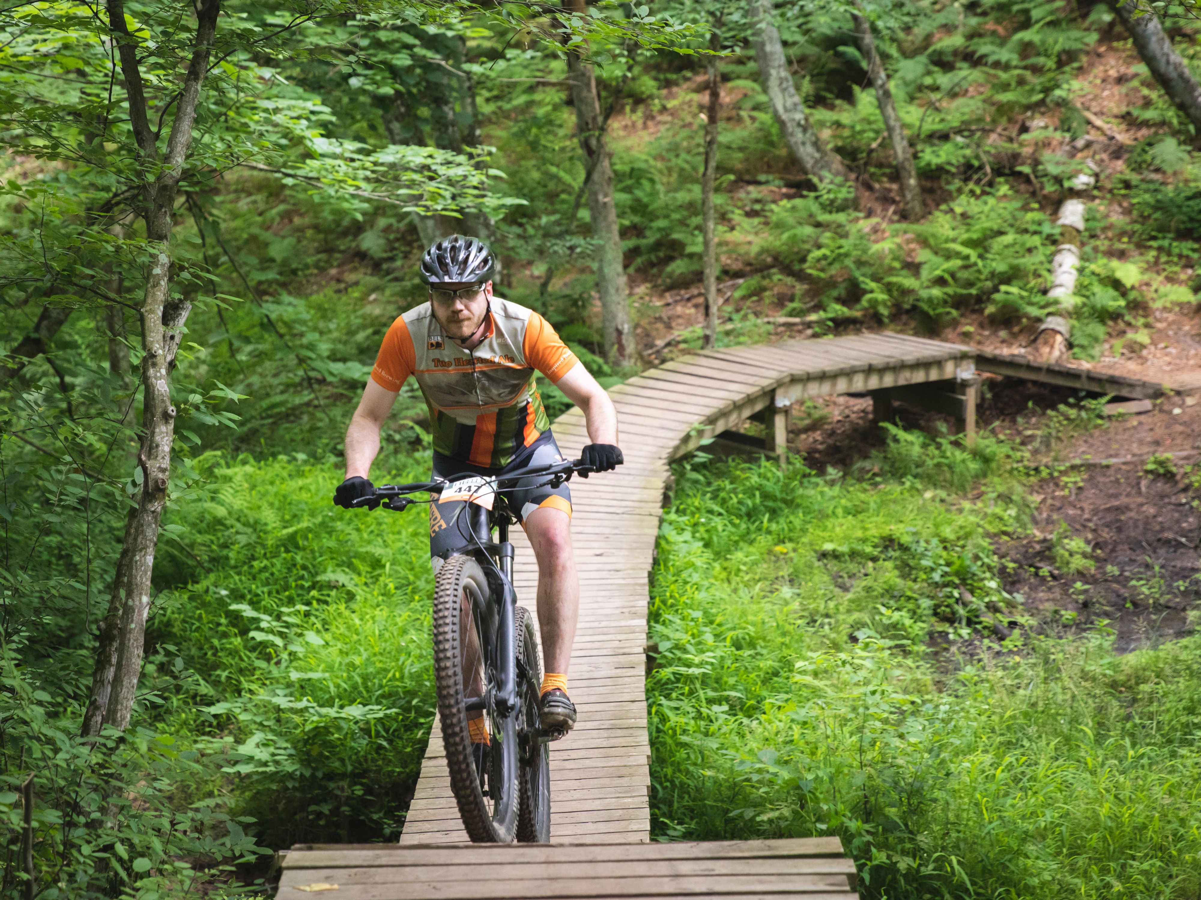 This 30-mile trail extends from Phoenix Park in downtown Eau Claire, at the confluence of the Eau Claire and Chippewa rivers and travels south along the Chippewa River through a wide variety of habitat including river bottoms, prairies, sandstone bluffs and wetlands. The trail joins the Red Cedar State Trail in the Dunnville Wildlife Area.