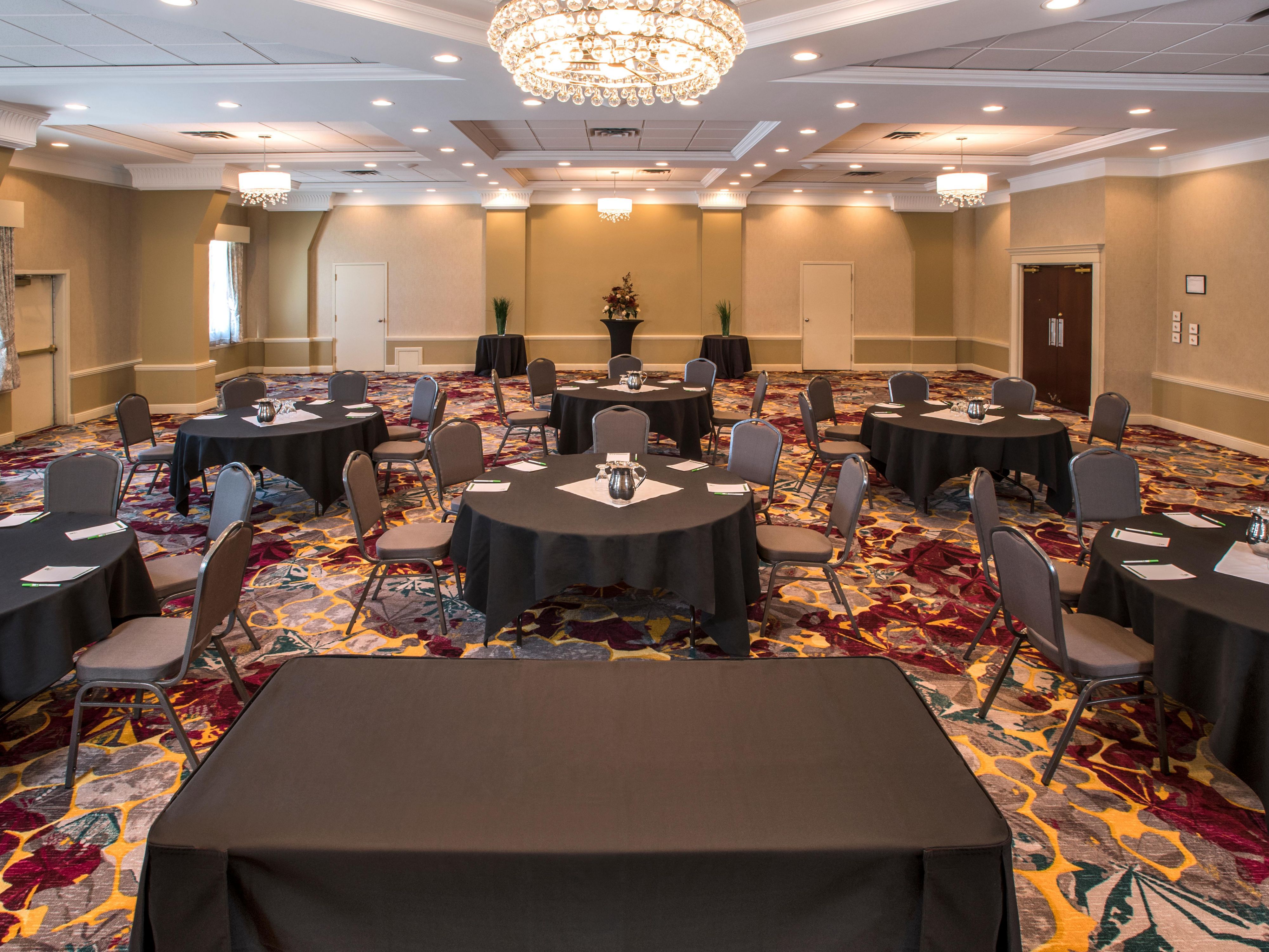 With over 6,000 sqft of flexible meeting space - book your corporate meeting or special event with us and save!  Ask us for more details.