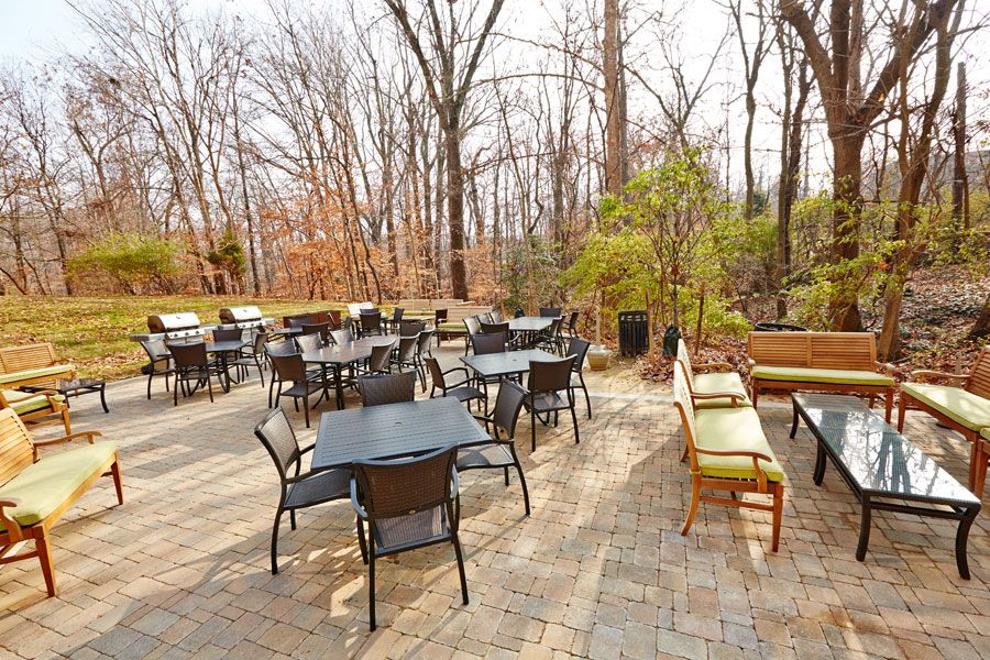Cook out on the grill with our spacious patio