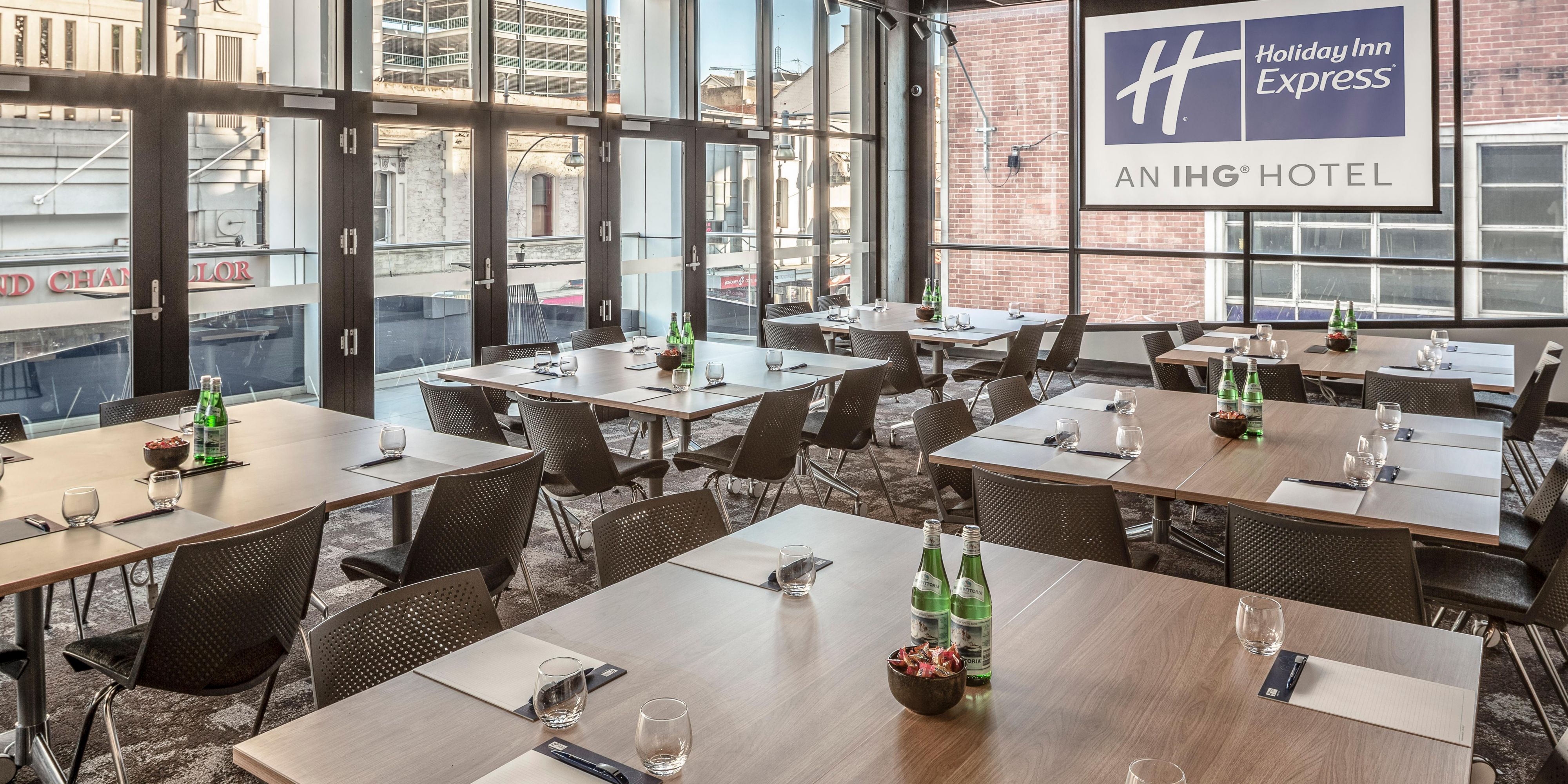 Have you seen our brand new industrial style meeting rooms? Let us take you through our affordable meeting packages & modern function venues which are equipped with Samsung LCD Screen, Ceiling Mounted Data Projector & Motorized Wide Screen, and not forgetting the floor to ceiling daylight! Your meeting delegates will stay inspired & productive!  


