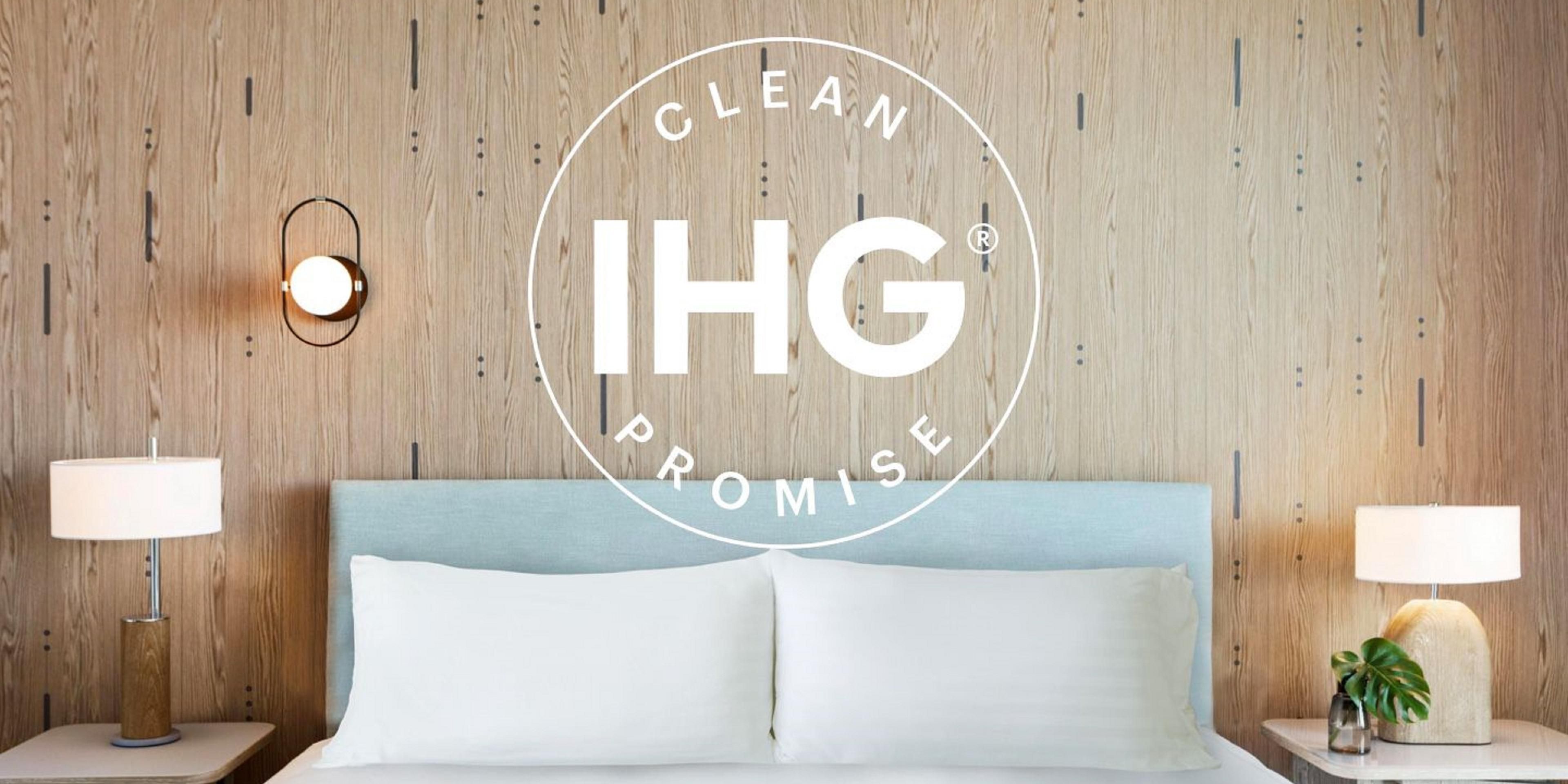 We are enhancing our global cleaning protocols in partnership with Cleveland Clinic, Ecolab, and Diversey. It is all backed by our new IHG Clean Promise to give you the confidence you need. When you are ready to travel again, we will be ready to welcome you. #IHG #TrueHospitality