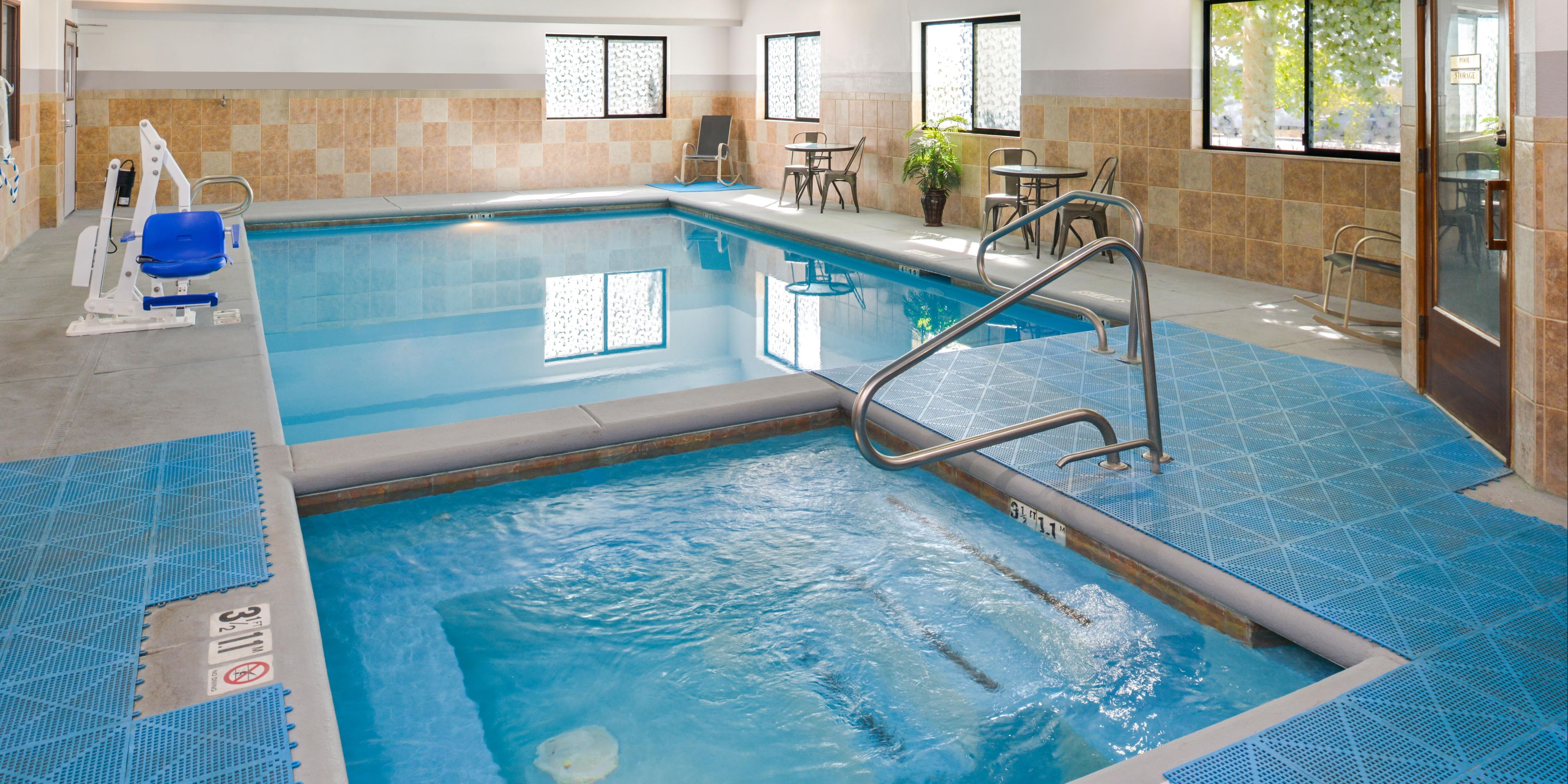 Come enjoy our Indoor swimming pool