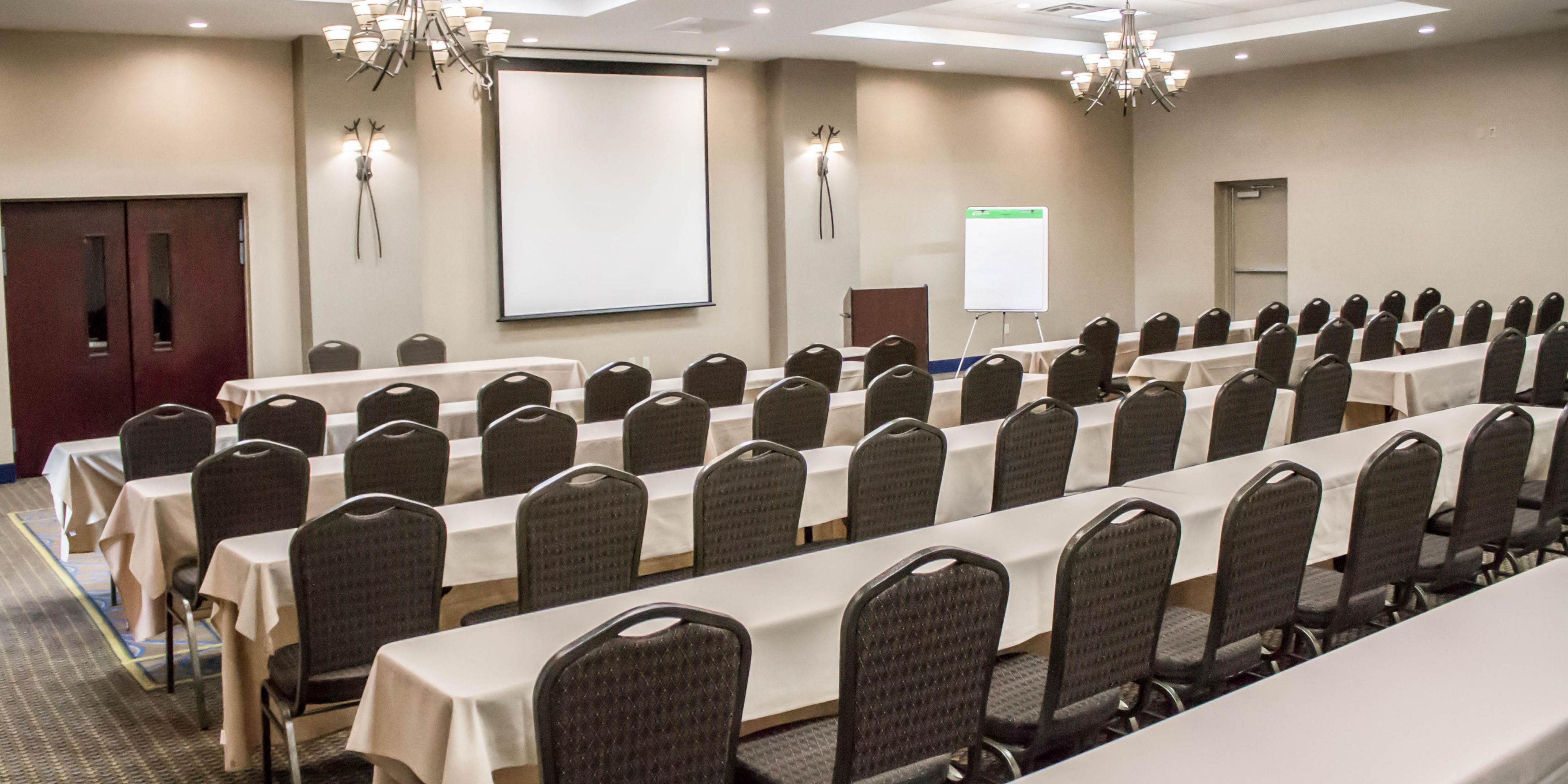 We are not your ordinary Holiday Inn Express - we have over 3,200 square feet of meeting space.  If your meetings need a General Session, breakouts, meals, we have the ability to arrange and execute a perfect meeting plan.   Holiday Inn Express - Albany - Wolf Road has so many options, you will feel as if our property was built with you in mind.
