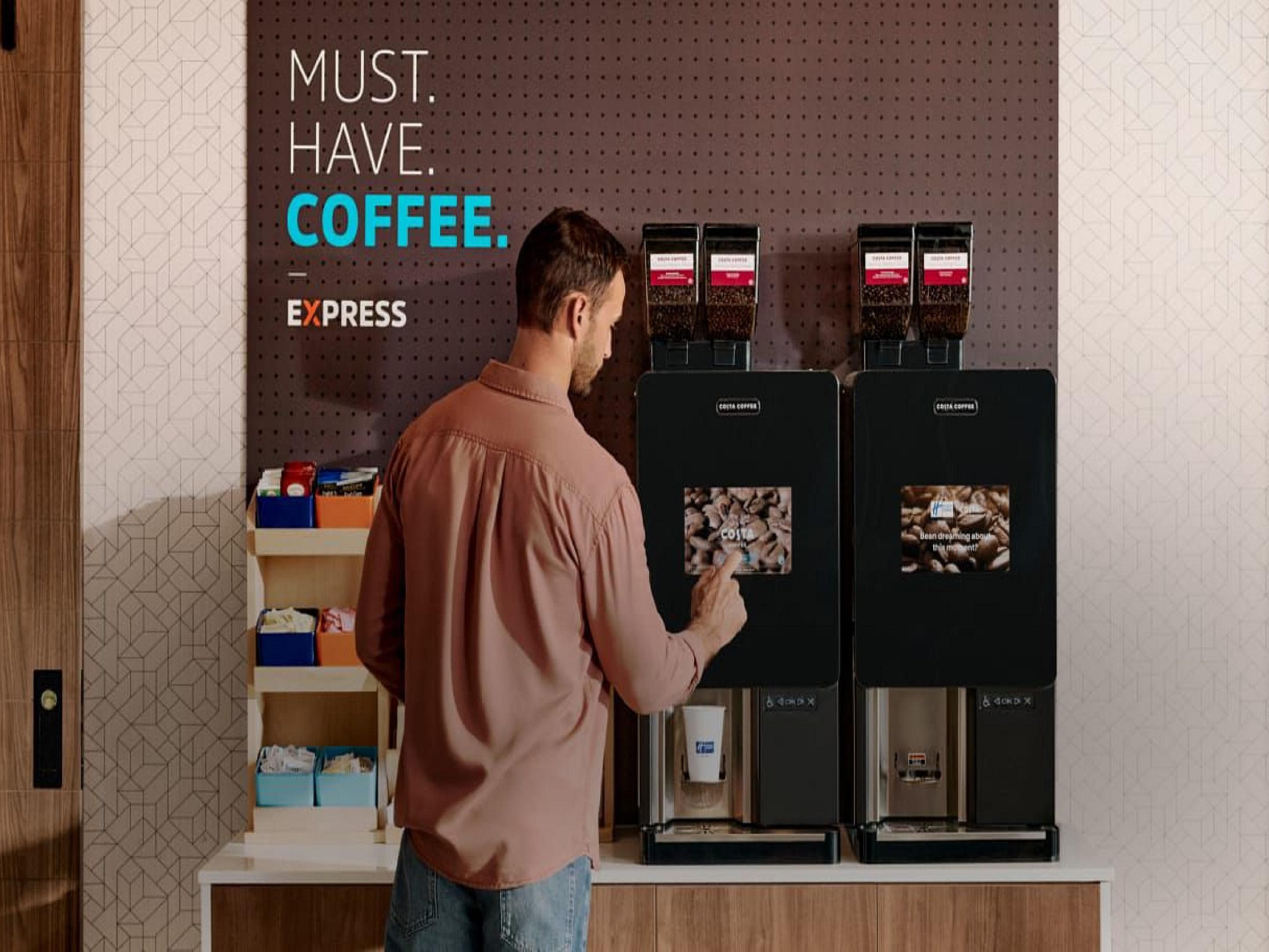 When you stay with us, you can enjoy an amazing bean to cup coffee experience with our new partnership with Costa Coffee.  Enjoy a hot cup of coffee on us! 