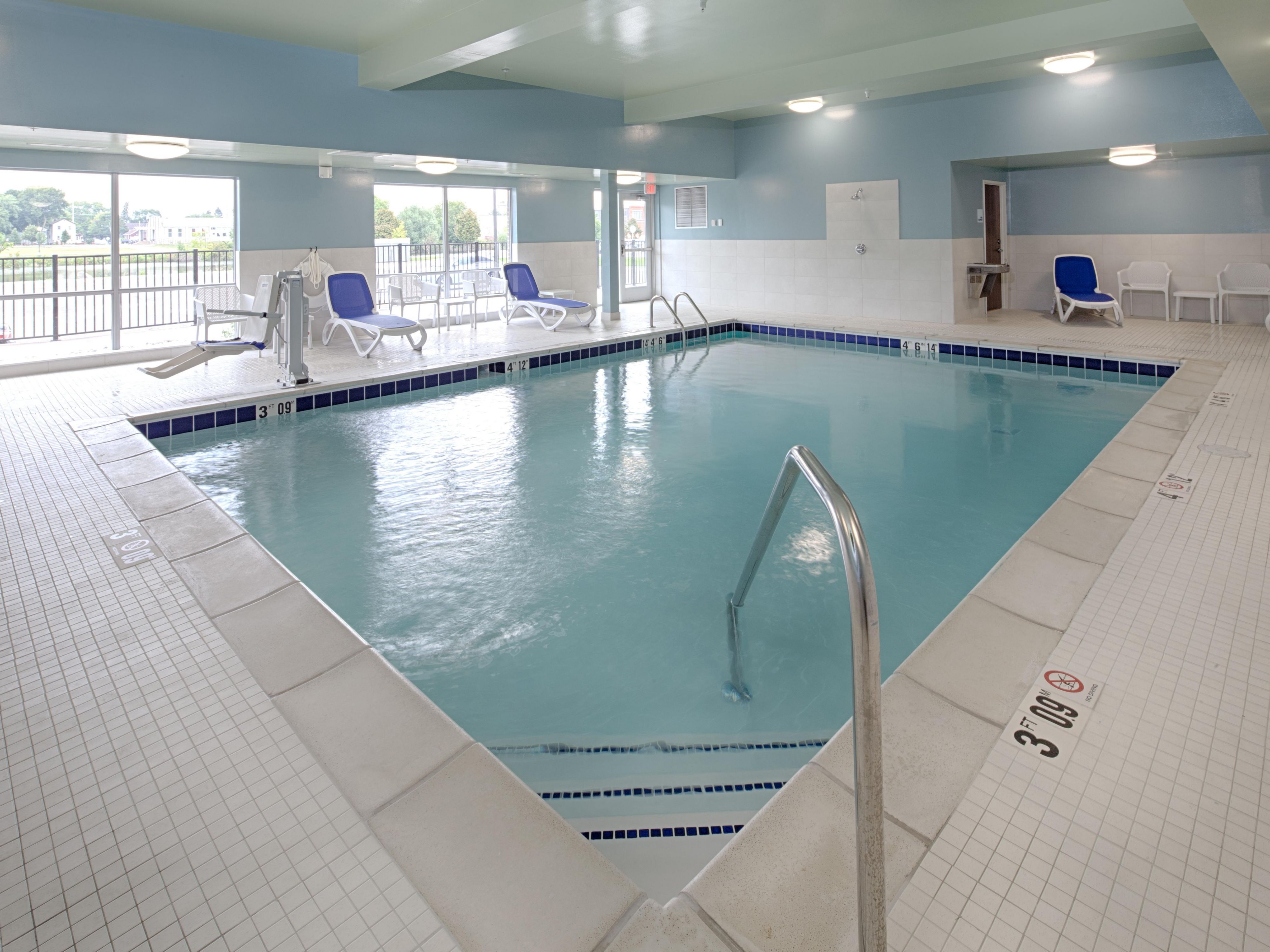 Relax and enjoy time at the indoor heated pool