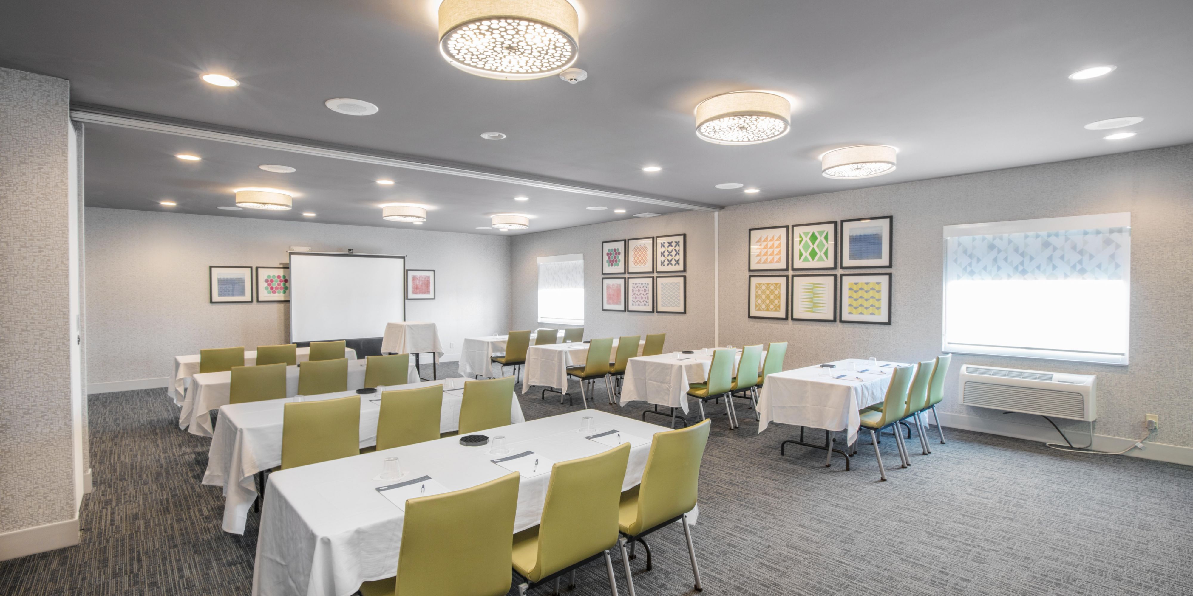 Meeting Room rental is available for up to 50 people depending on the set up. Guests are able to bring in their own food or have it catered. Business Meetings, Graduations, Birthdays, Showers, Reunions! All are welcome!