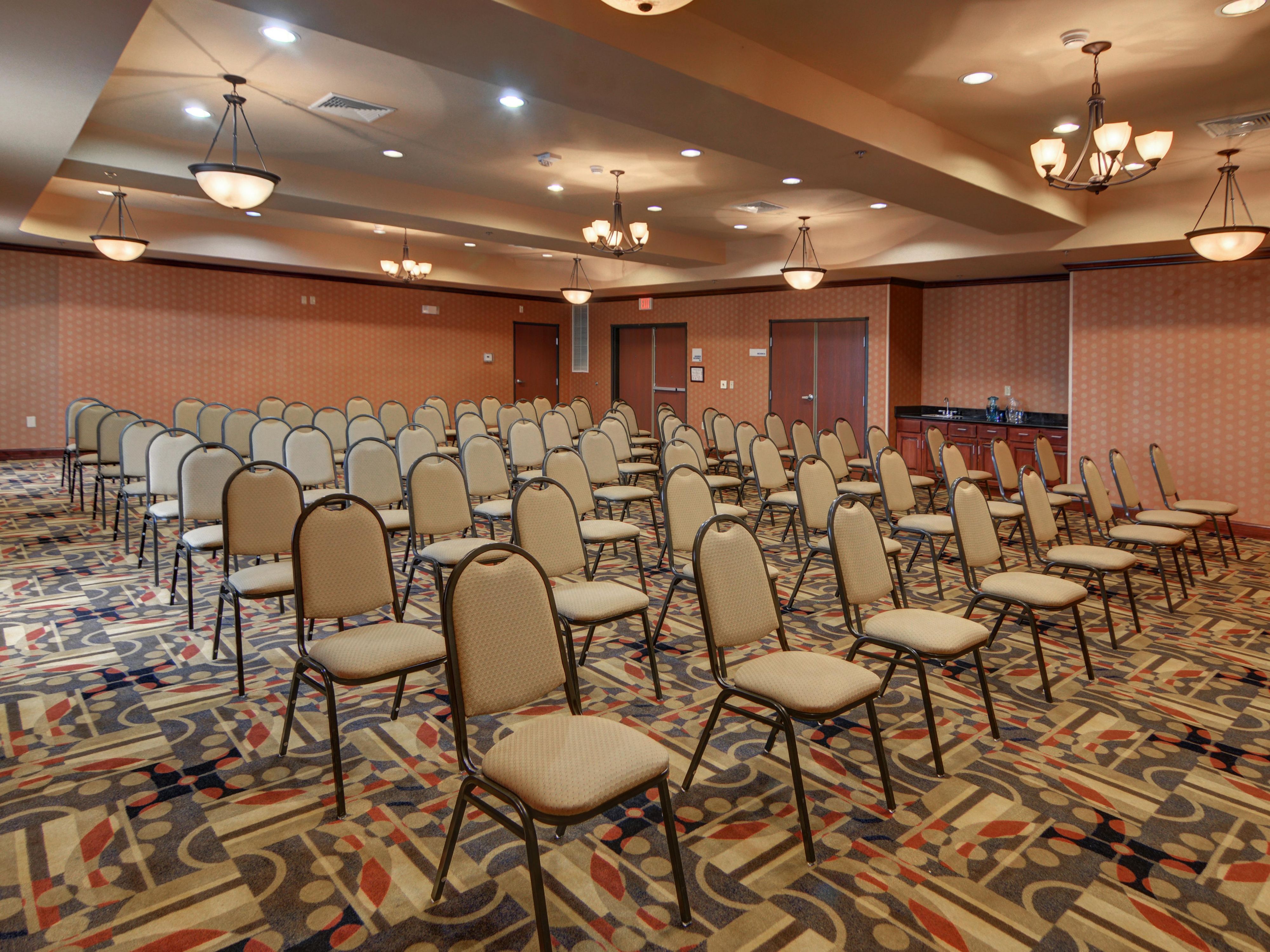 Need a space to have your company meeting or training? Look no further. We have space for small to medium meetings or training. Contact sales for more information.