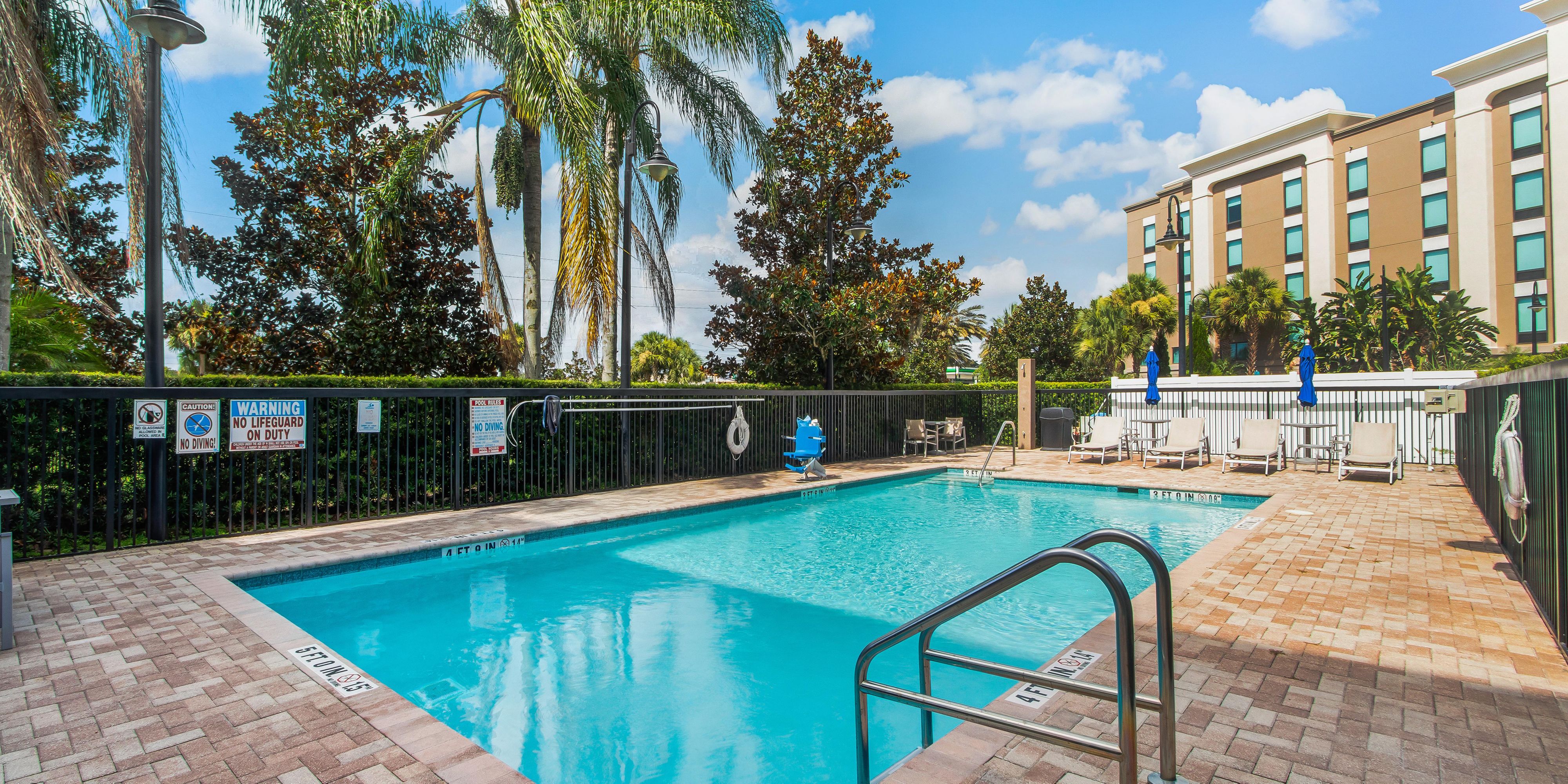 Enjoy our newly renovated pool. Also included are newly renovated guest rooms, free Wi-Fi and breakfast!