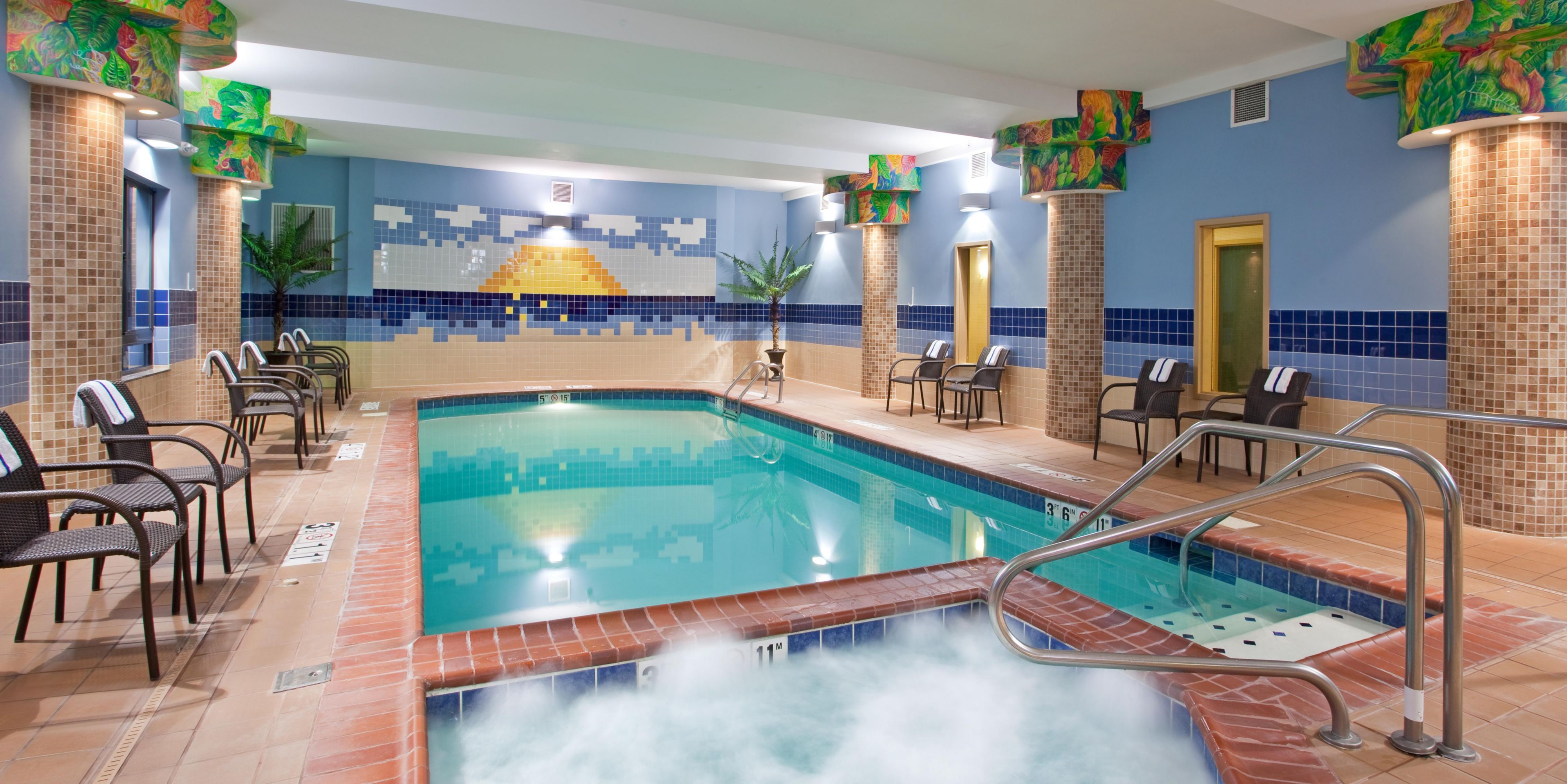 After a long day on the road, enjoy your evening relaxing in our hot tub or a swim in our freshly painted pool.