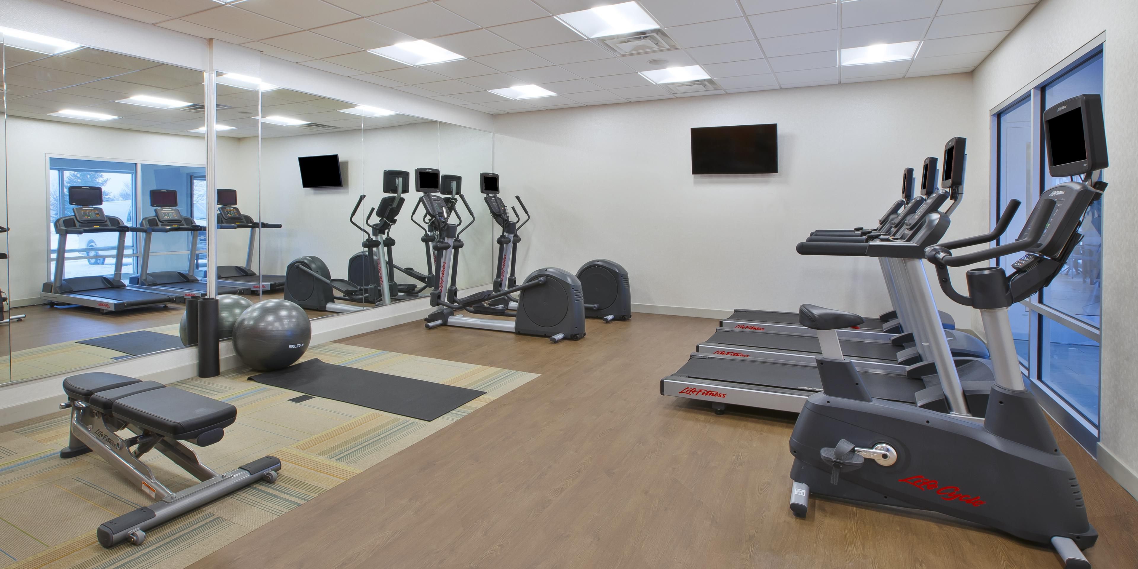 Stay in shape! Enjoy our state of the art 24hr workout facility while you stay with us.