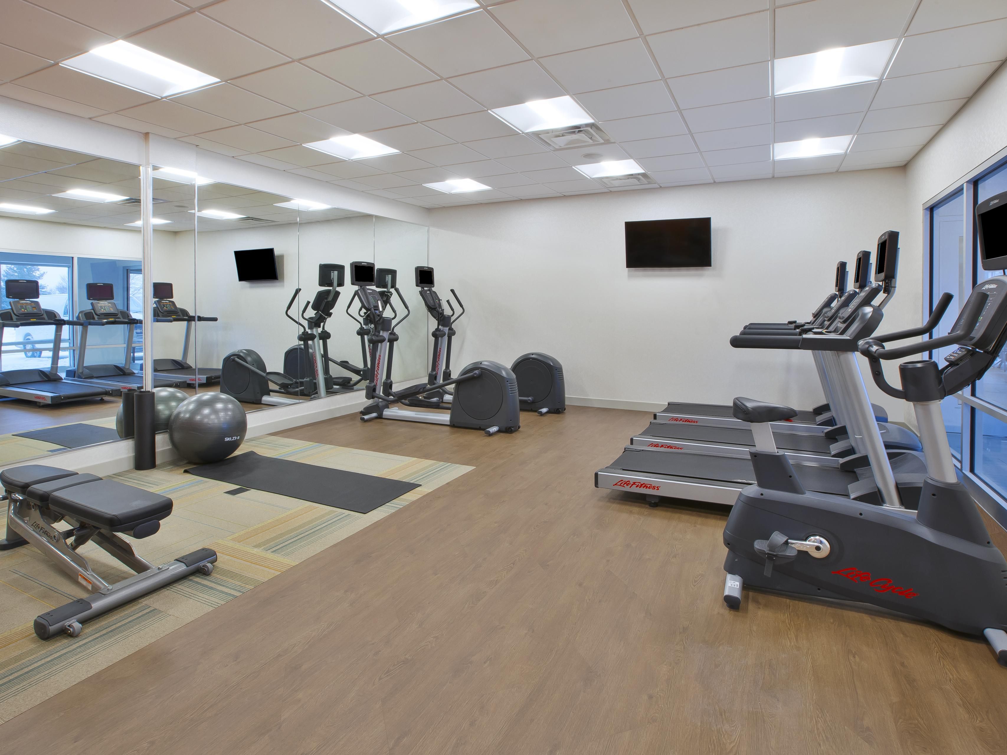 Stay in shape! Enjoy our state of the art 24hr workout facility while you stay with us.