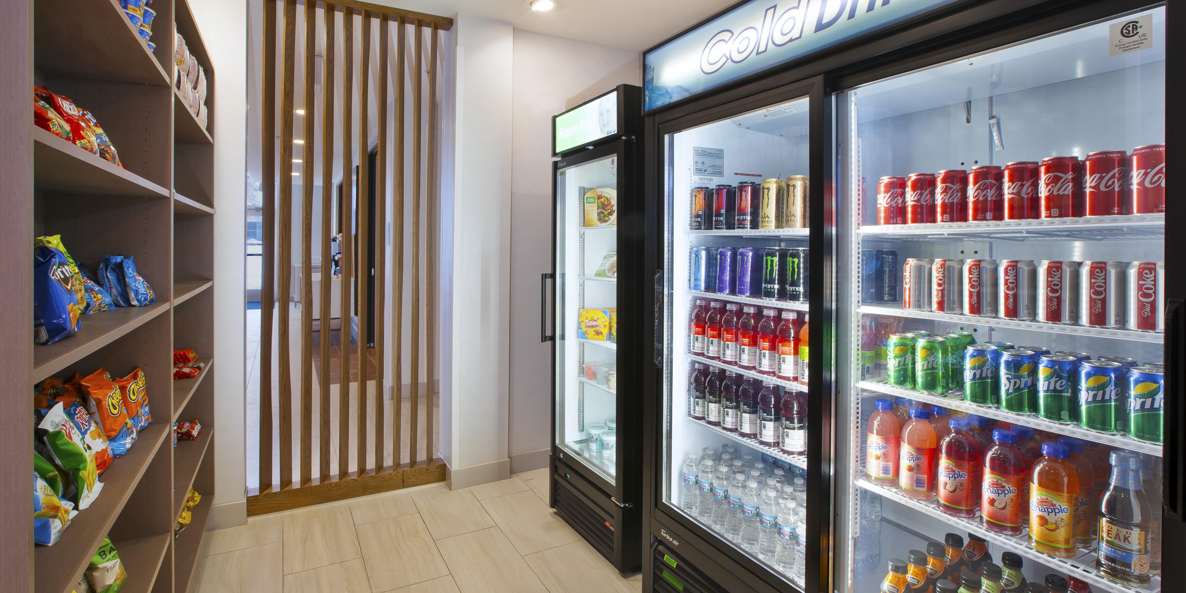 Whether it’s a soft drink and snack during after you call it a day, or perhaps some needed sundries our Pantry is open to satisfy your immediate needs. Located on lobby level.