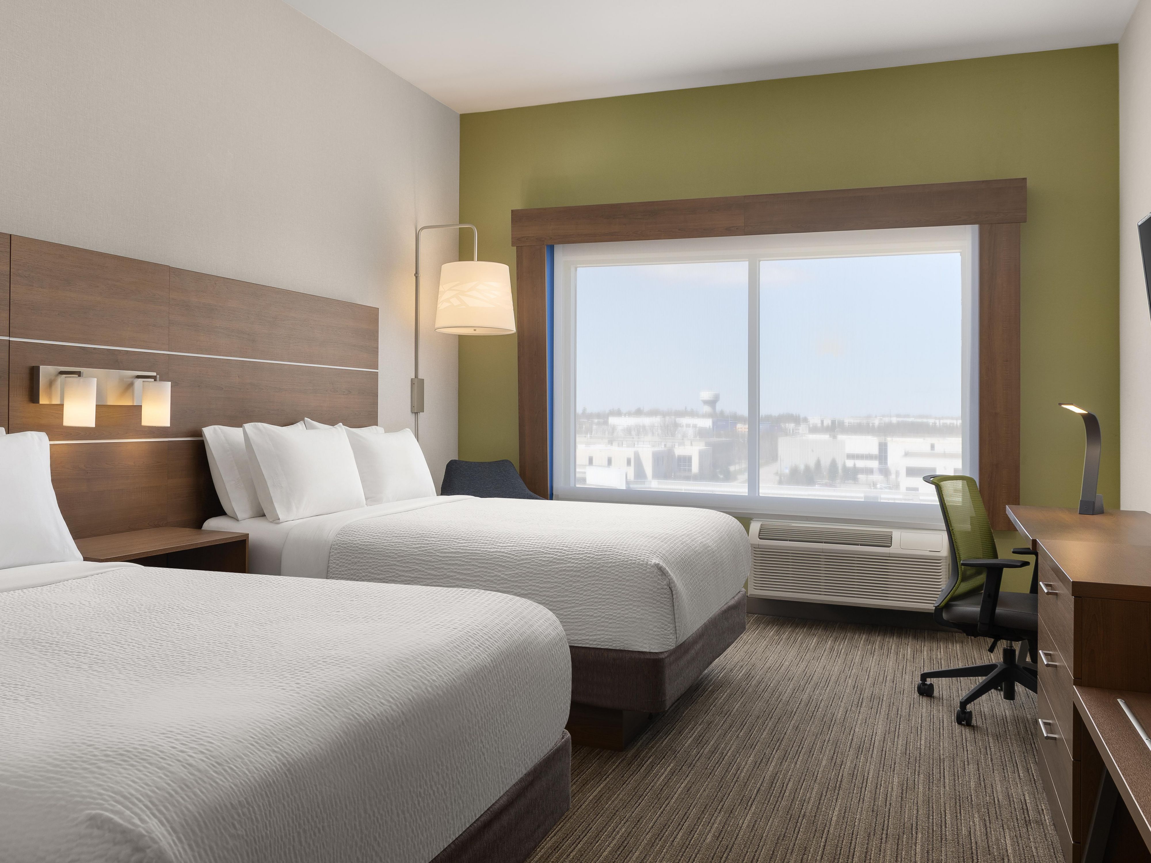 Standard guest room with two queen beds
