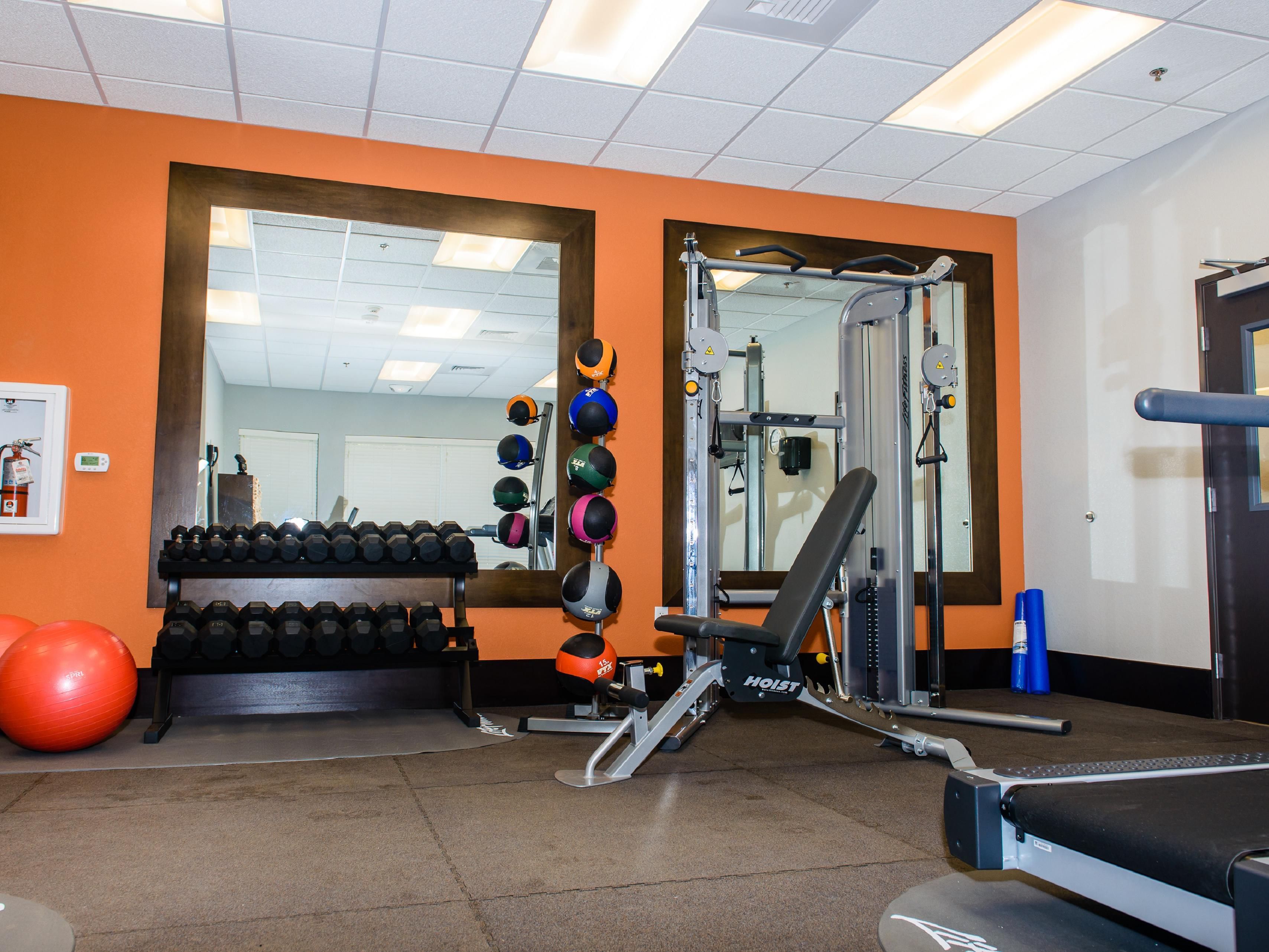 Our incredible on site gym has everything you need to make sure you don't miss a single workout while you stay with us. 