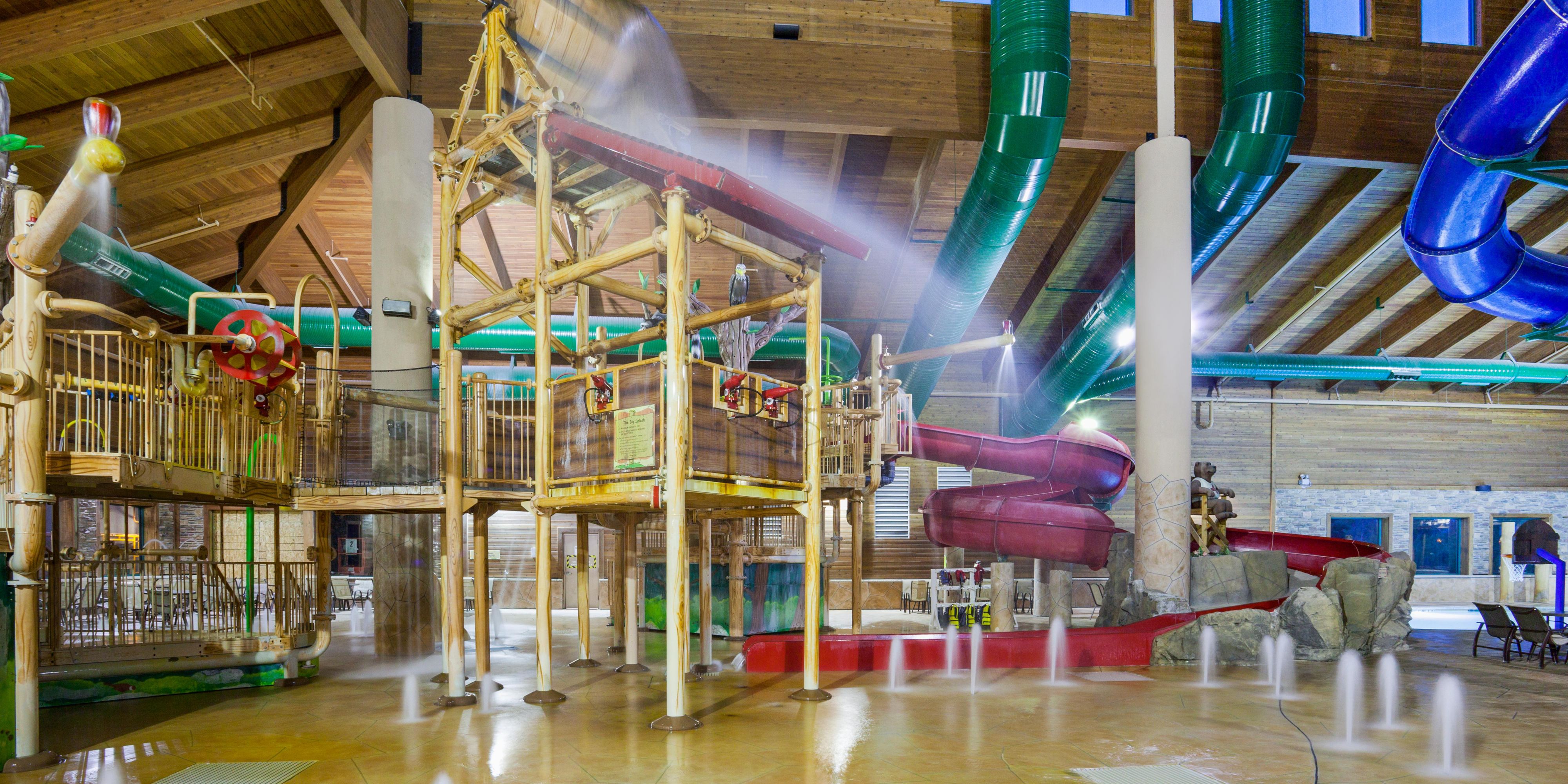 Our hotel has exciting Water Park Amenities available to hotel guests, please refer to the link for our current Water Park Hours!