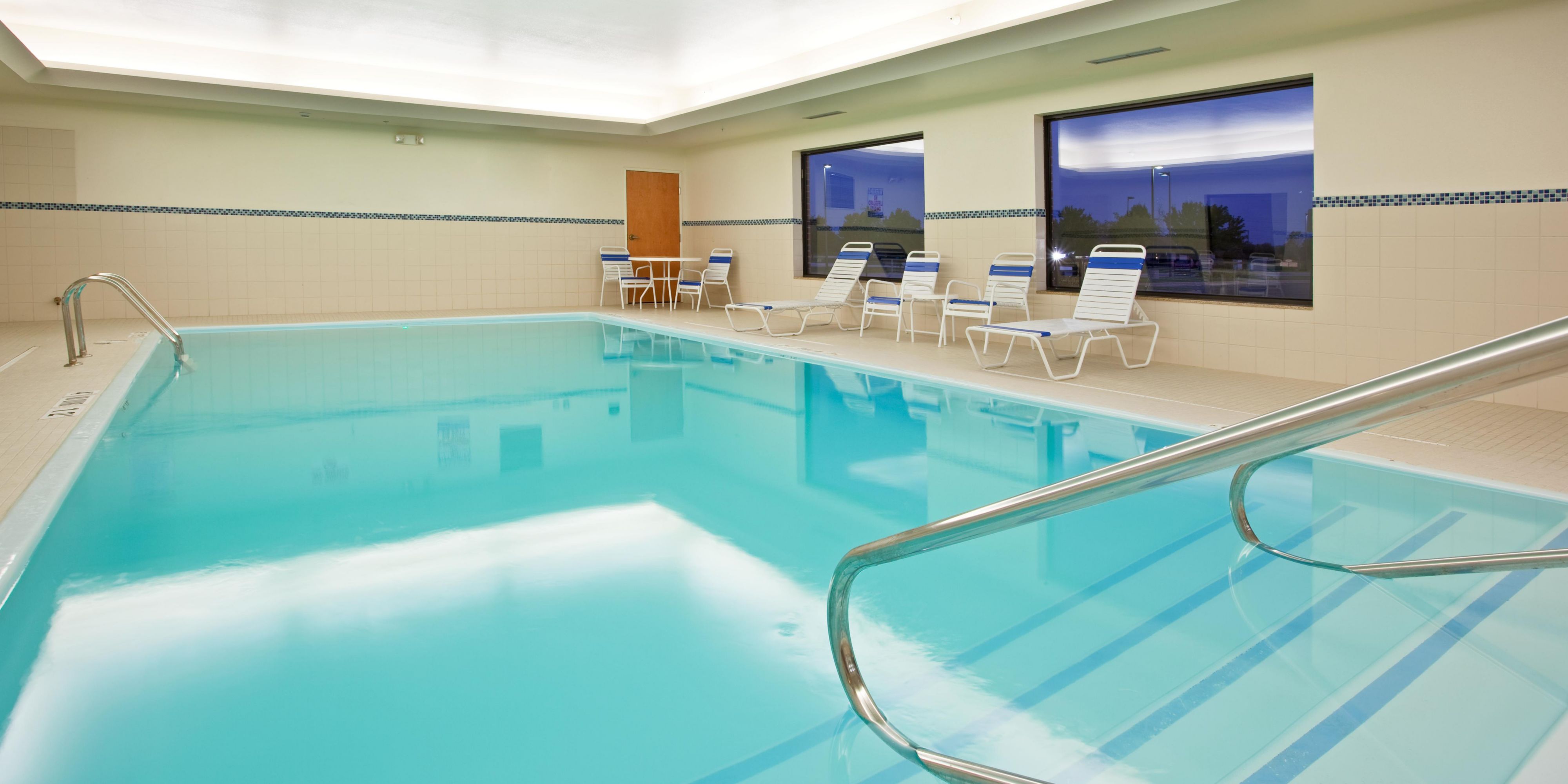Enjoy relaxing while the kids have a splash in the heated indoor pool!