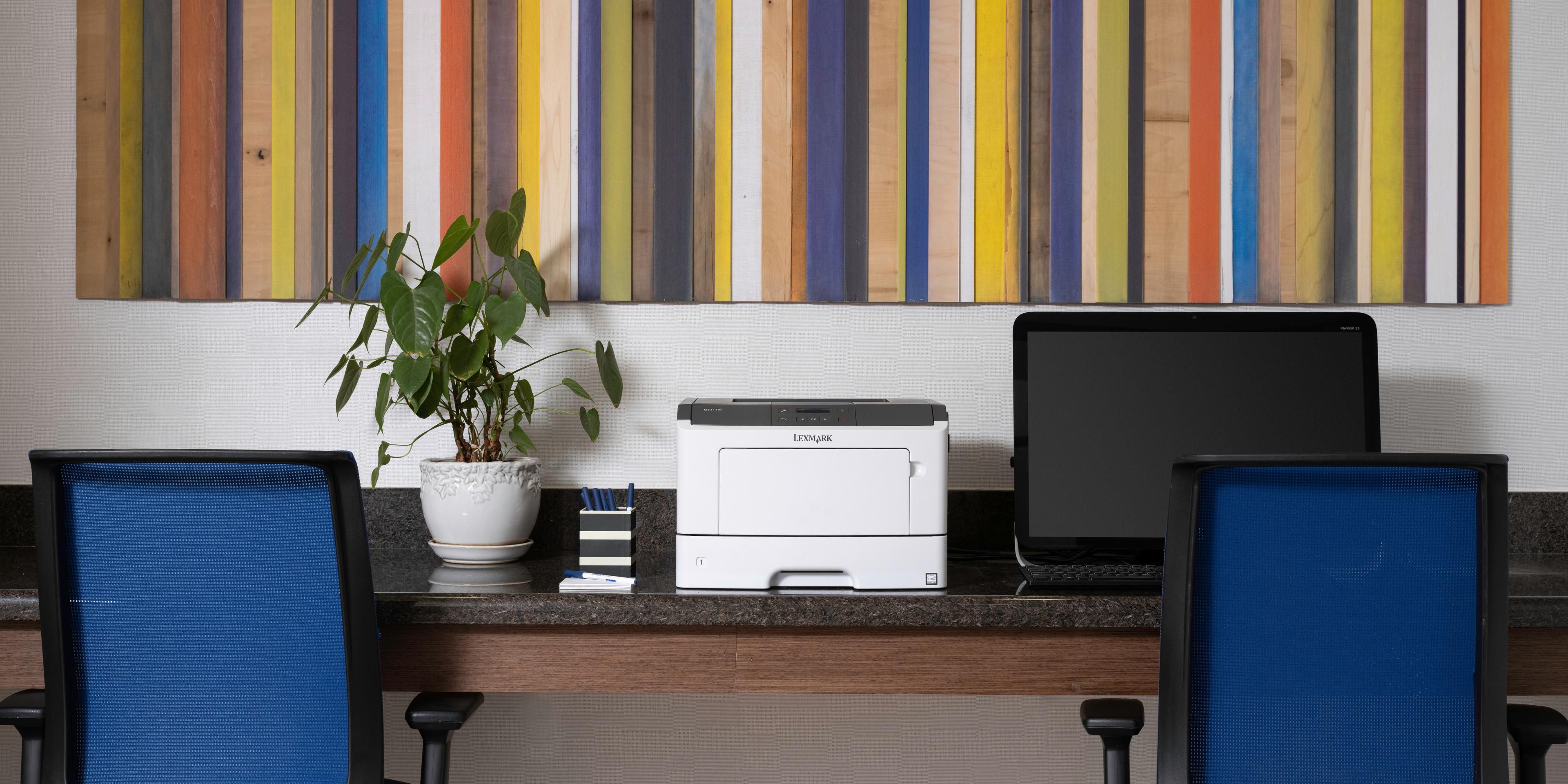 Our 24-hour business center is here for you, whatever your needs may be. Along with our free high-speed, wireless internet throughout the property. 