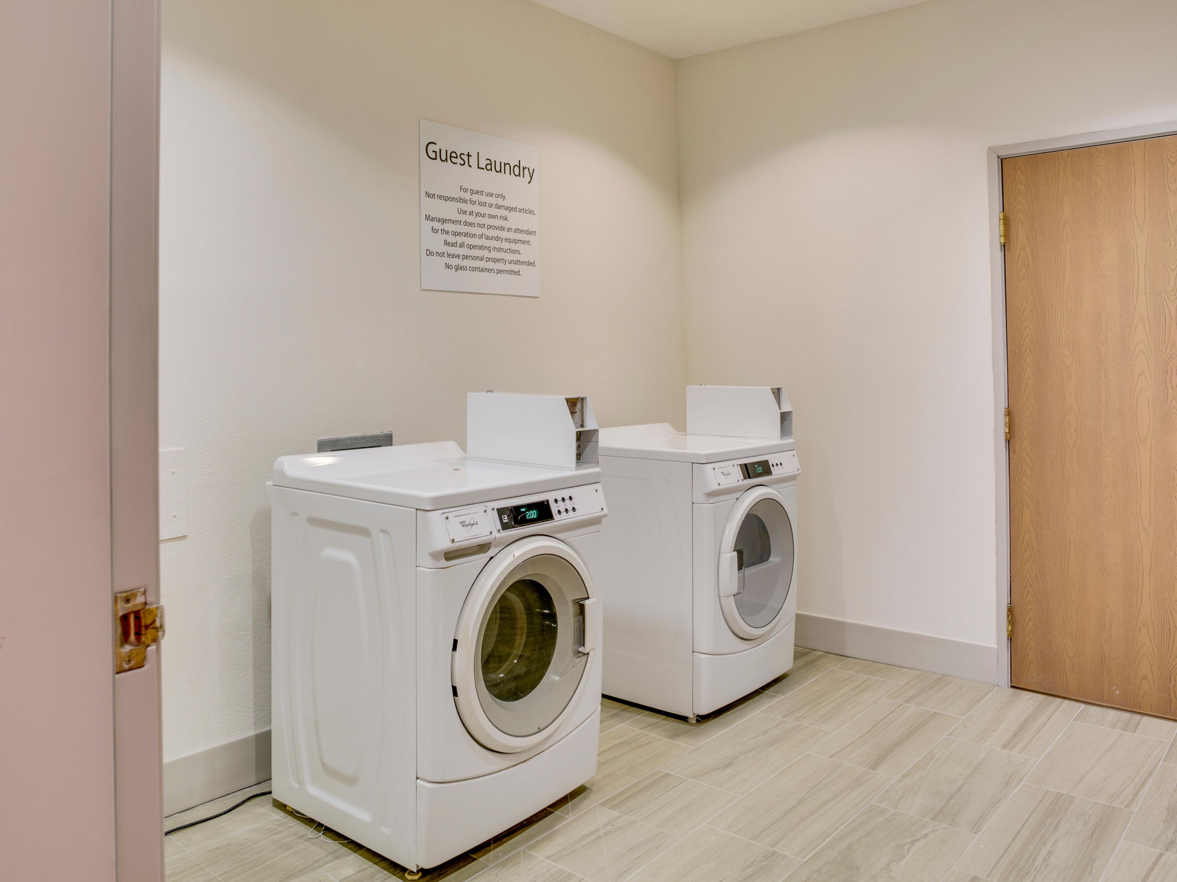 Simplify your travel plans at our hotel in Bethany, OK. Start your day in style with free toiletries and clothes fresh from our laundry facility.