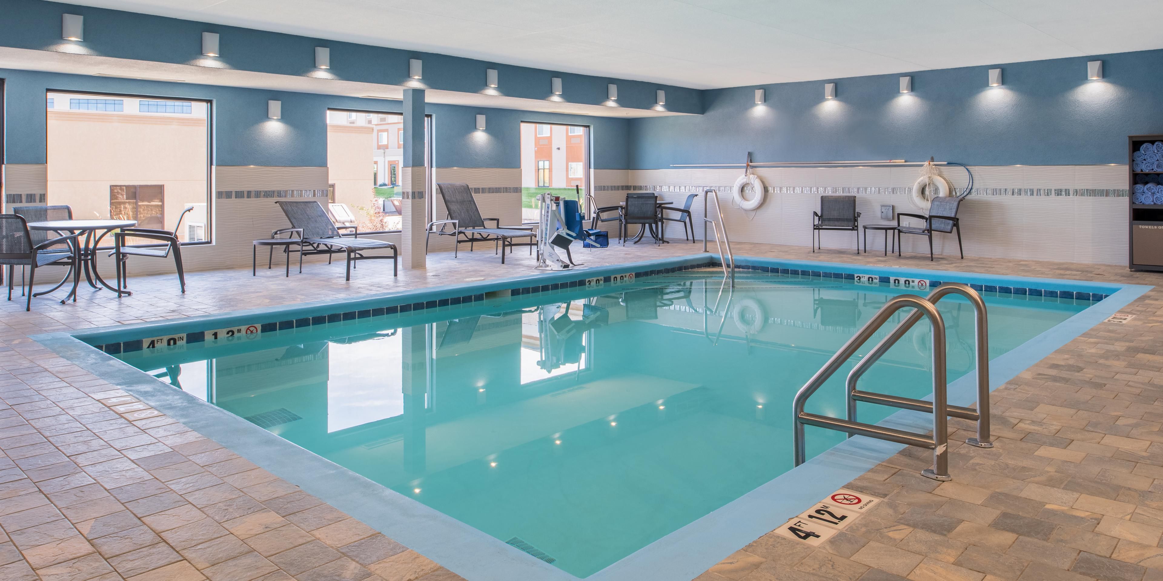 Our pool and hot tub are open from 6:30 AM to 11 PM. 