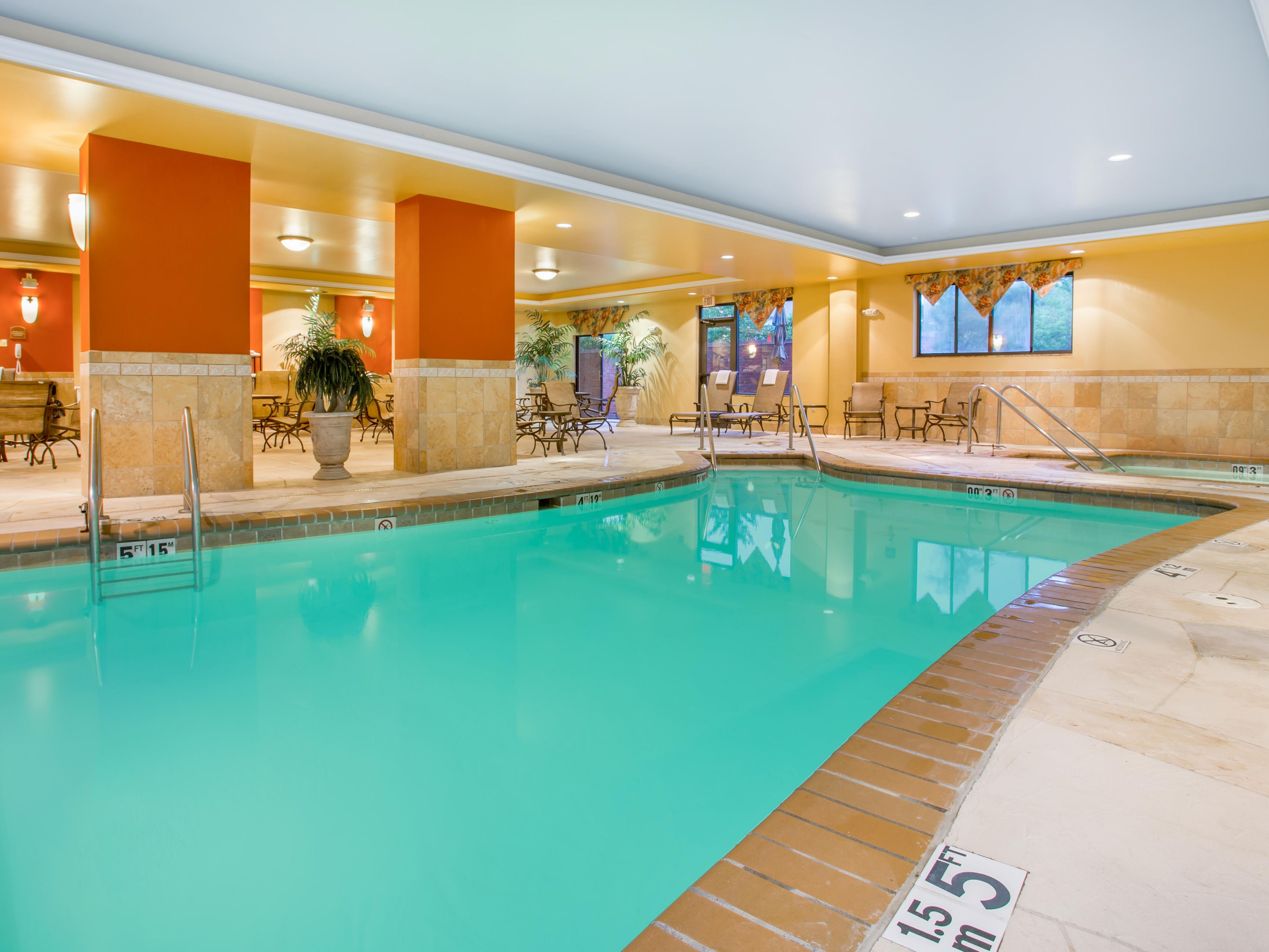 Splash into our indoor pool, ideal for recreation and relaxation.