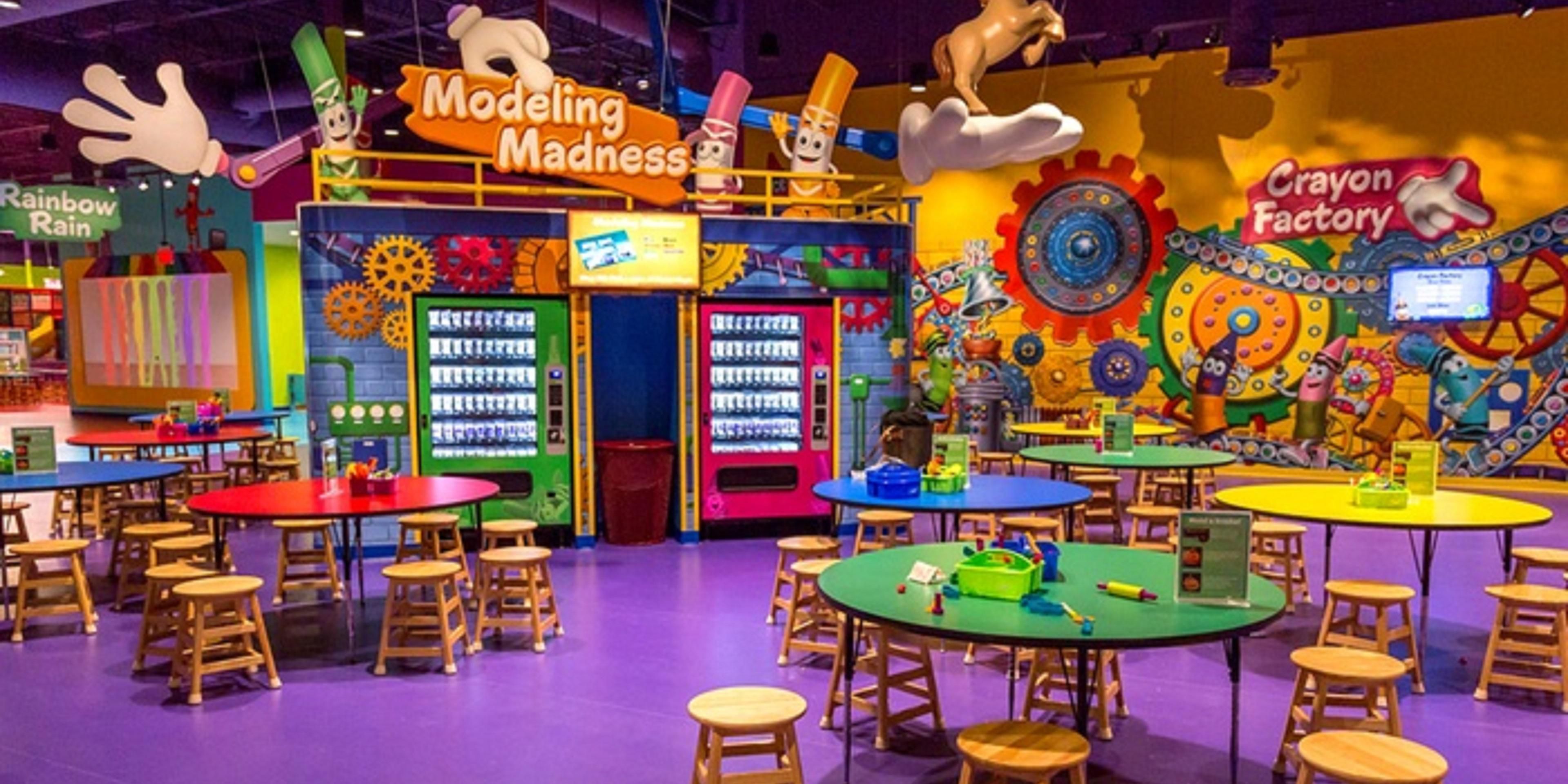 The Crayola Experience is the perfect experience for any family visiting the Bloomington area. With over 25 hands on activities and 60,000 square feet of space, this addition to the Mall of America is a unique and fun experience. Shuttle service available to the Mall of America.