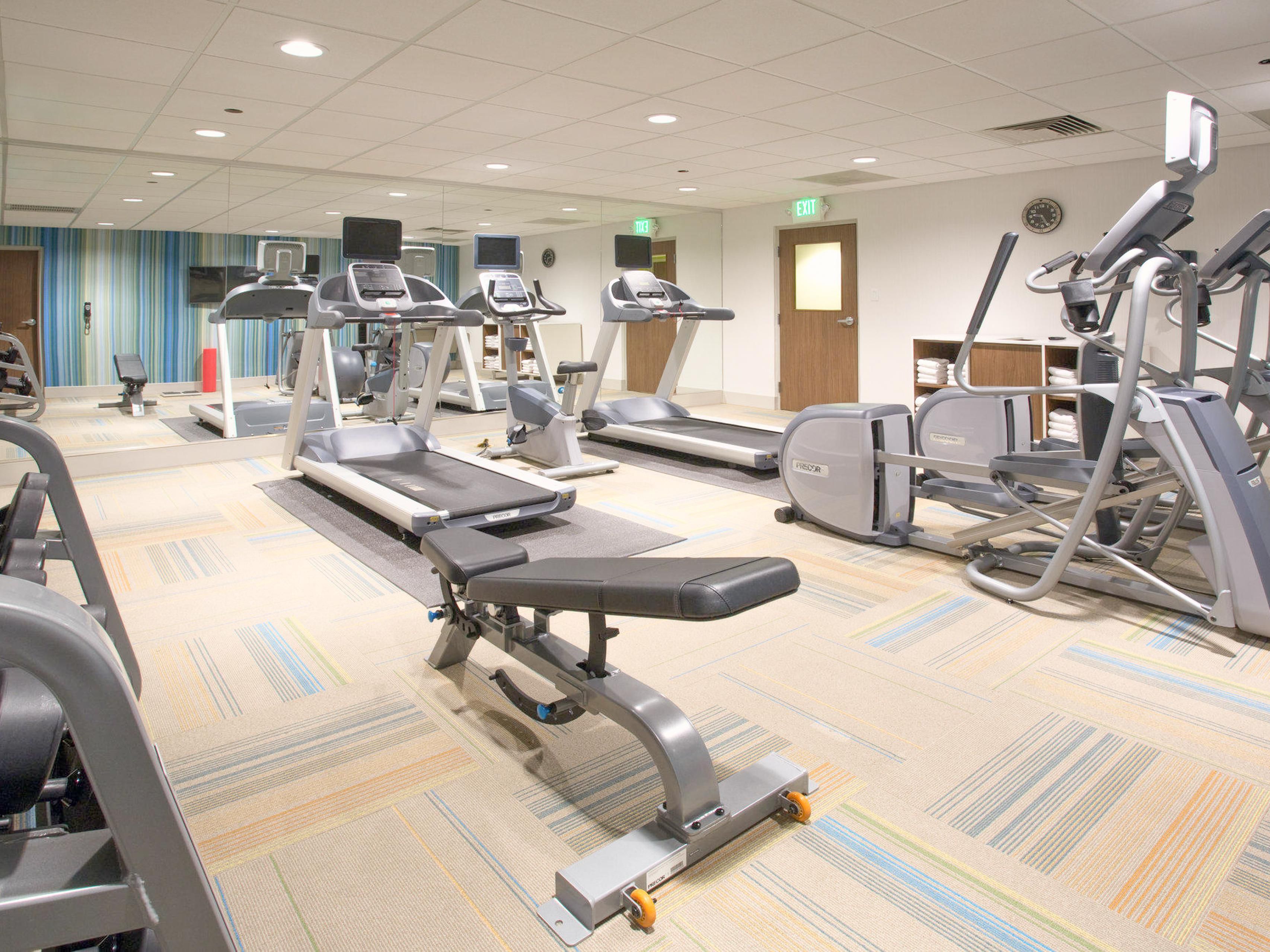 Stay active and energized at our fully equipped Fitness Center.