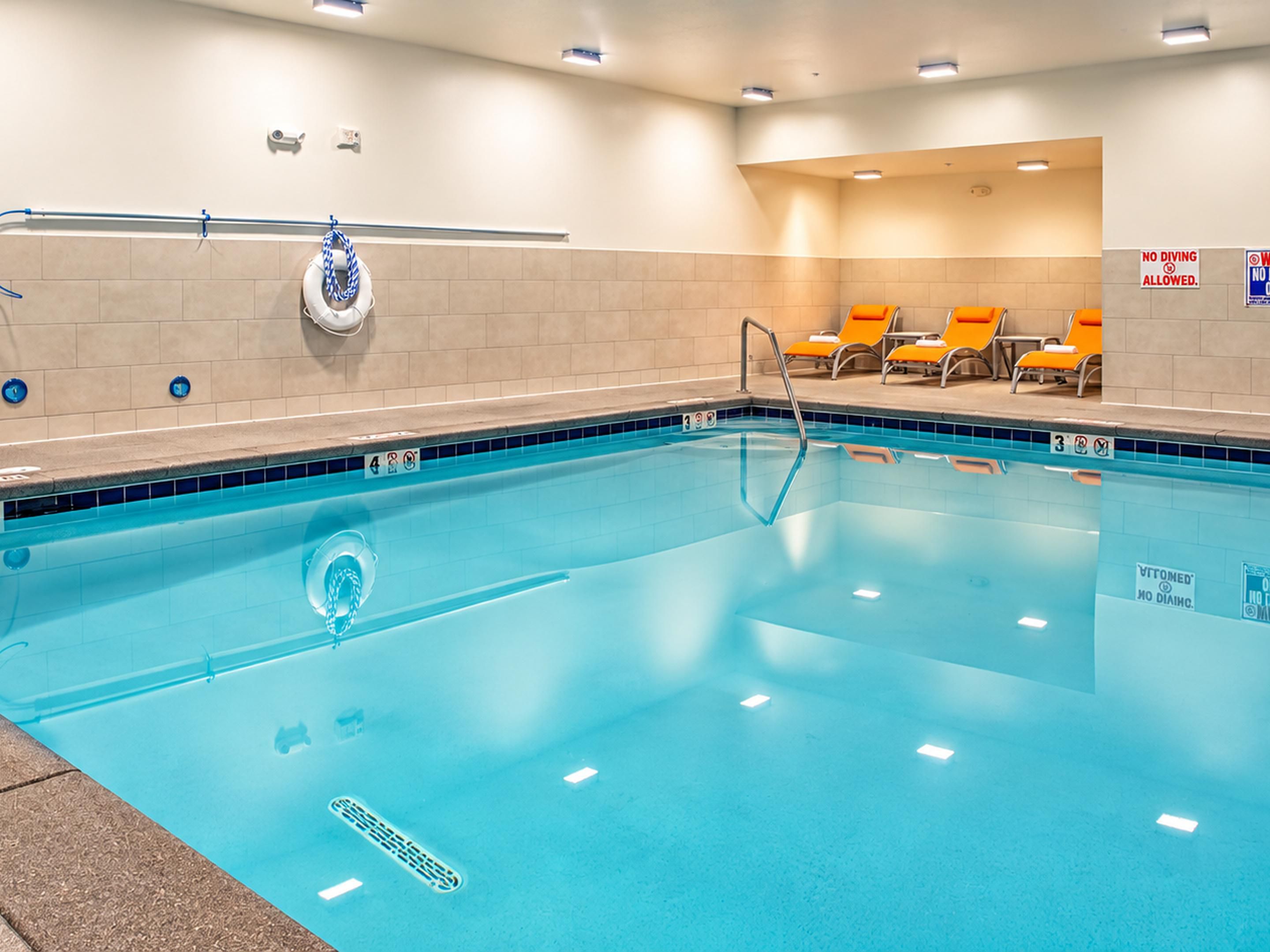 Take a refreshing swim or unwind in our indoor heated pool.