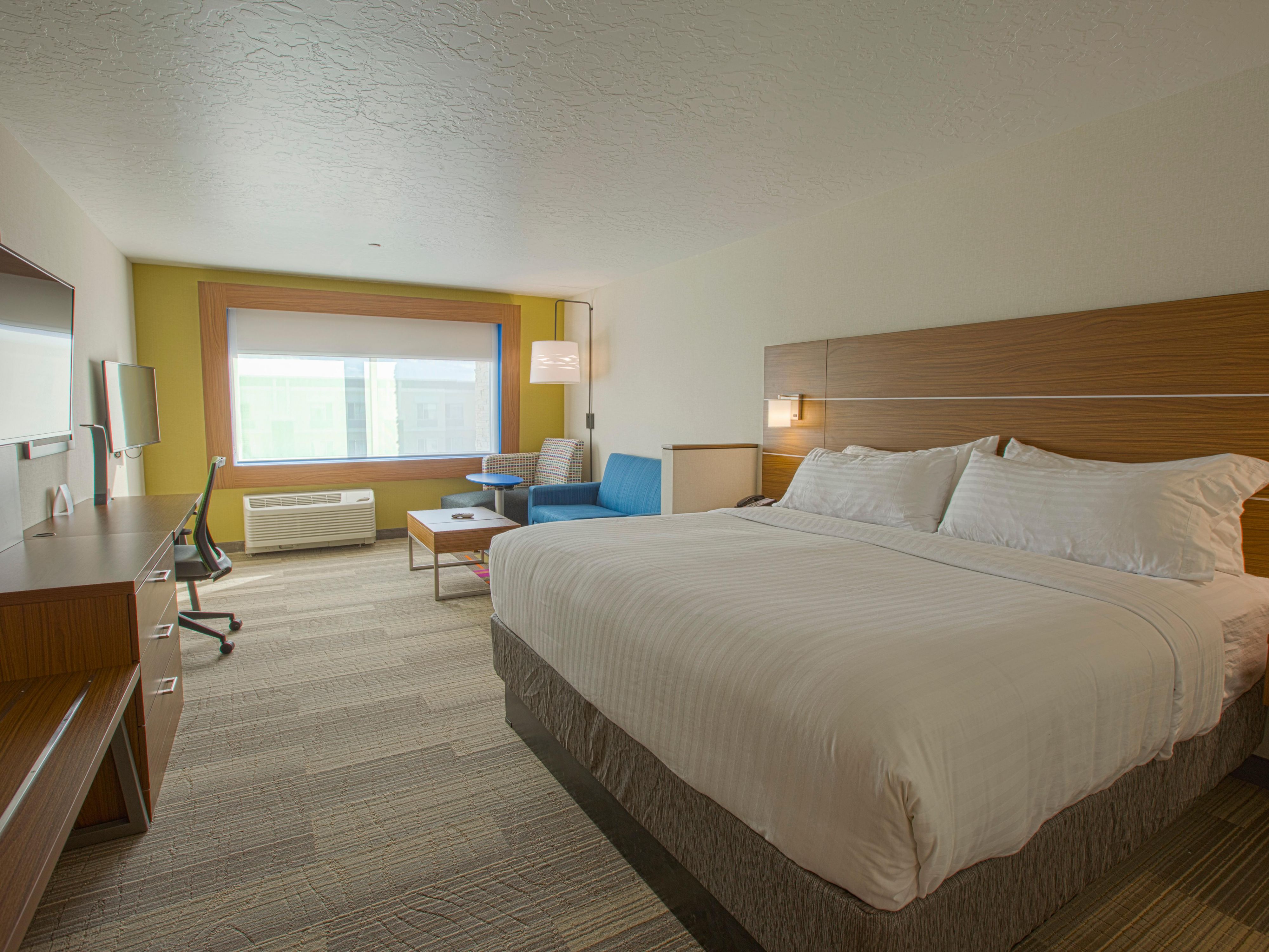 King Bed Suite... spacious and comfortable