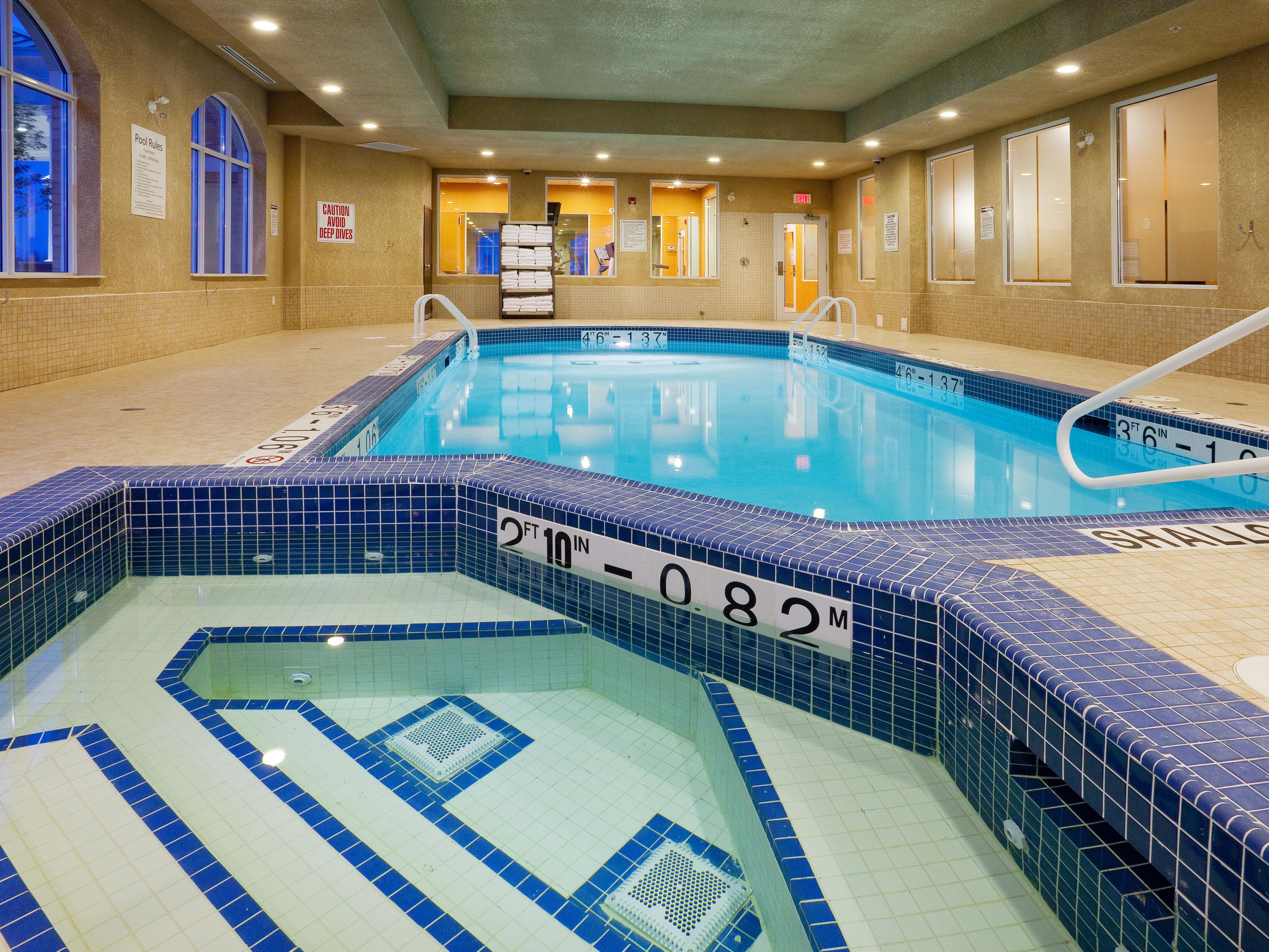 Step into our oasis where the refreshing waters of our pool and the soothing embrace of our hot tub await you. Whether you seek the invigorating rhythm of a few laps for your workout routine or simply crave a serene swim to wash away the stresses of the day, our aquatic haven promises relaxation and rejuvenation.