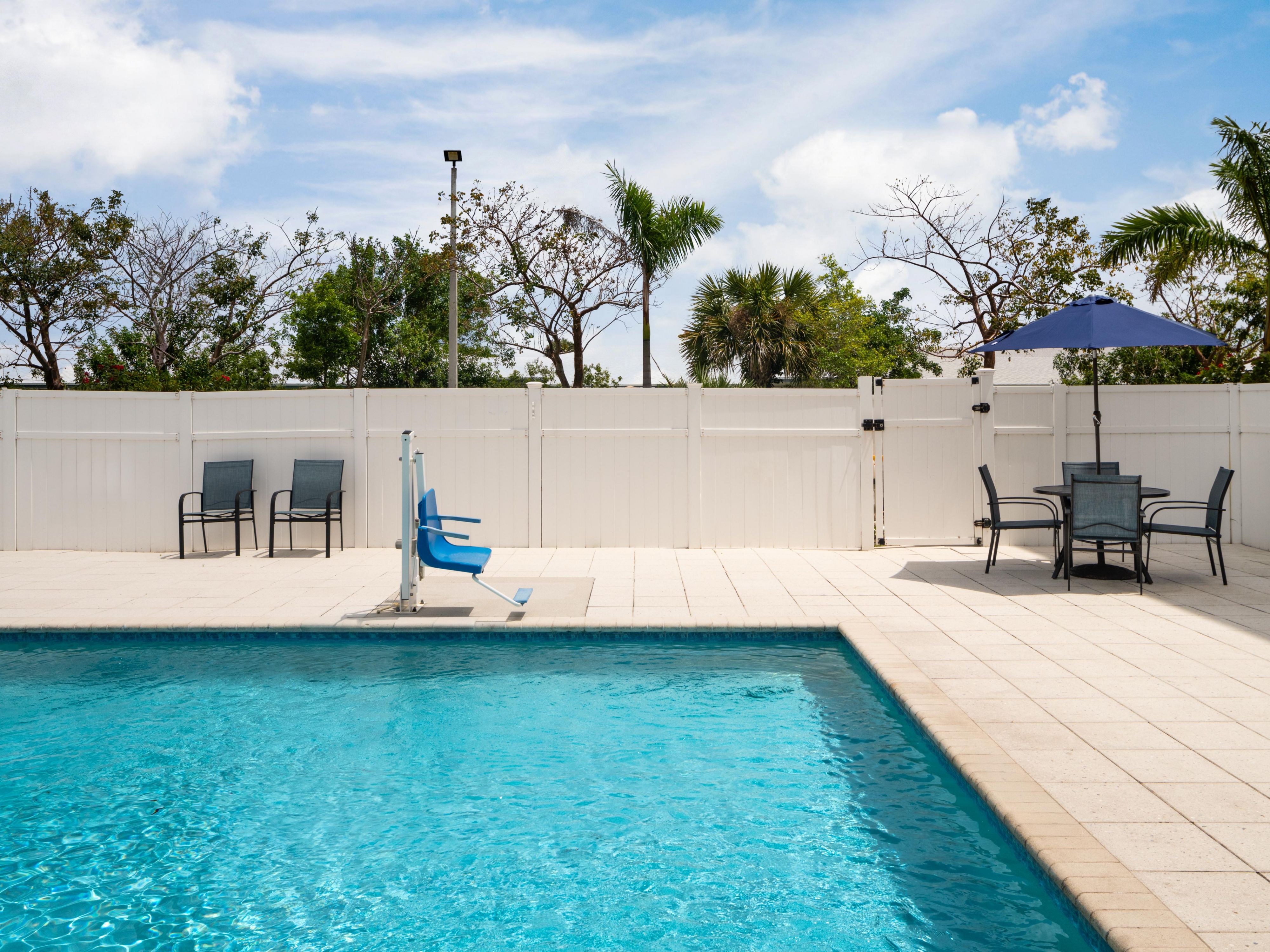 Soak up the Florida sun poolside! Relax on our brand new pool furniture or refresh in the pool.