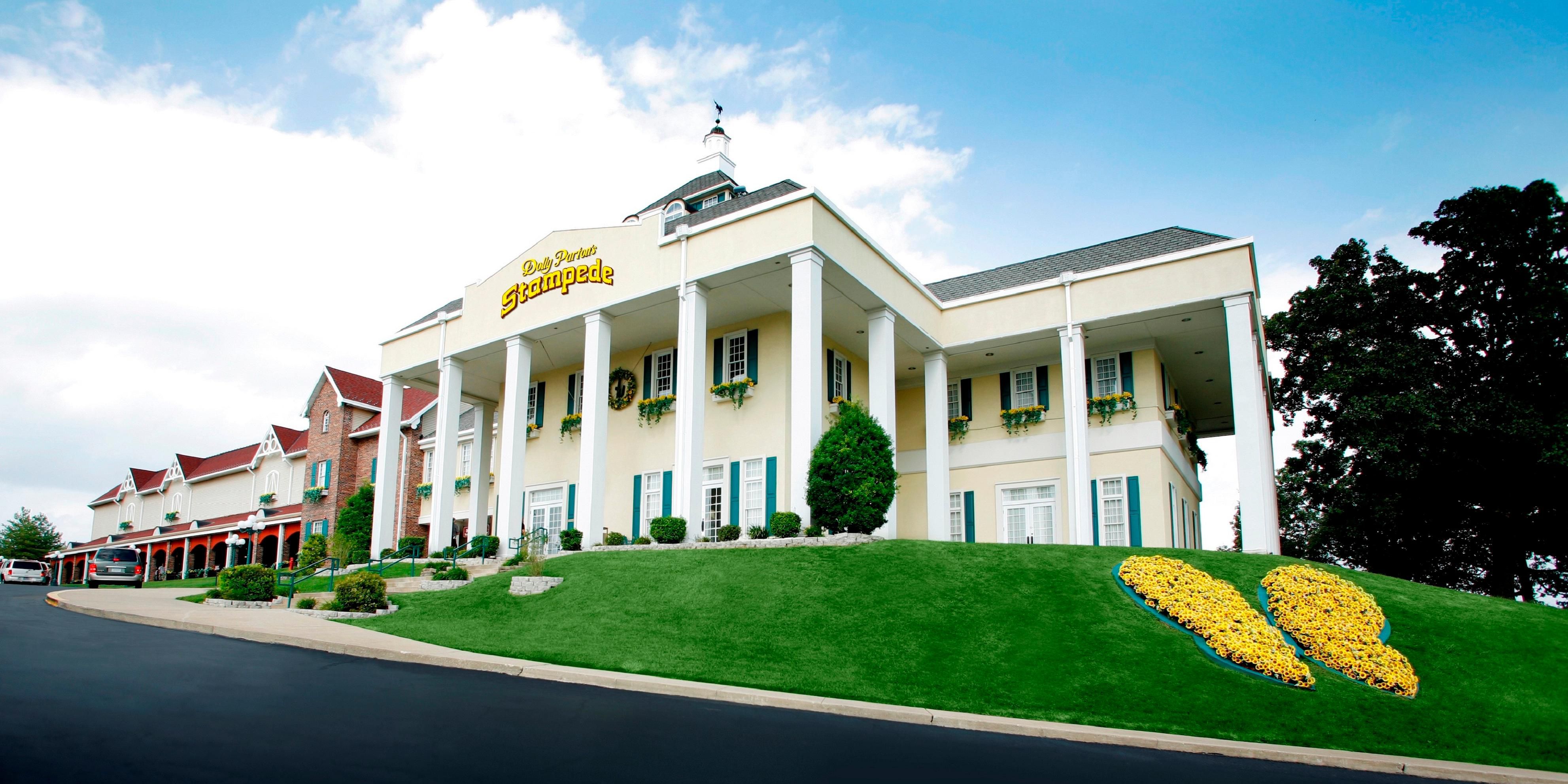 Plan your stay with us! We are located near Dolly Parton’s Stampede in Branson which is the World’s Most Visited Dinner Attraction. Featuring a rousing overture highlighted by 32 magnificent horses and a cast of top-notch riders, The Stampede will thrill you with daring feats of trick riding and competition. 