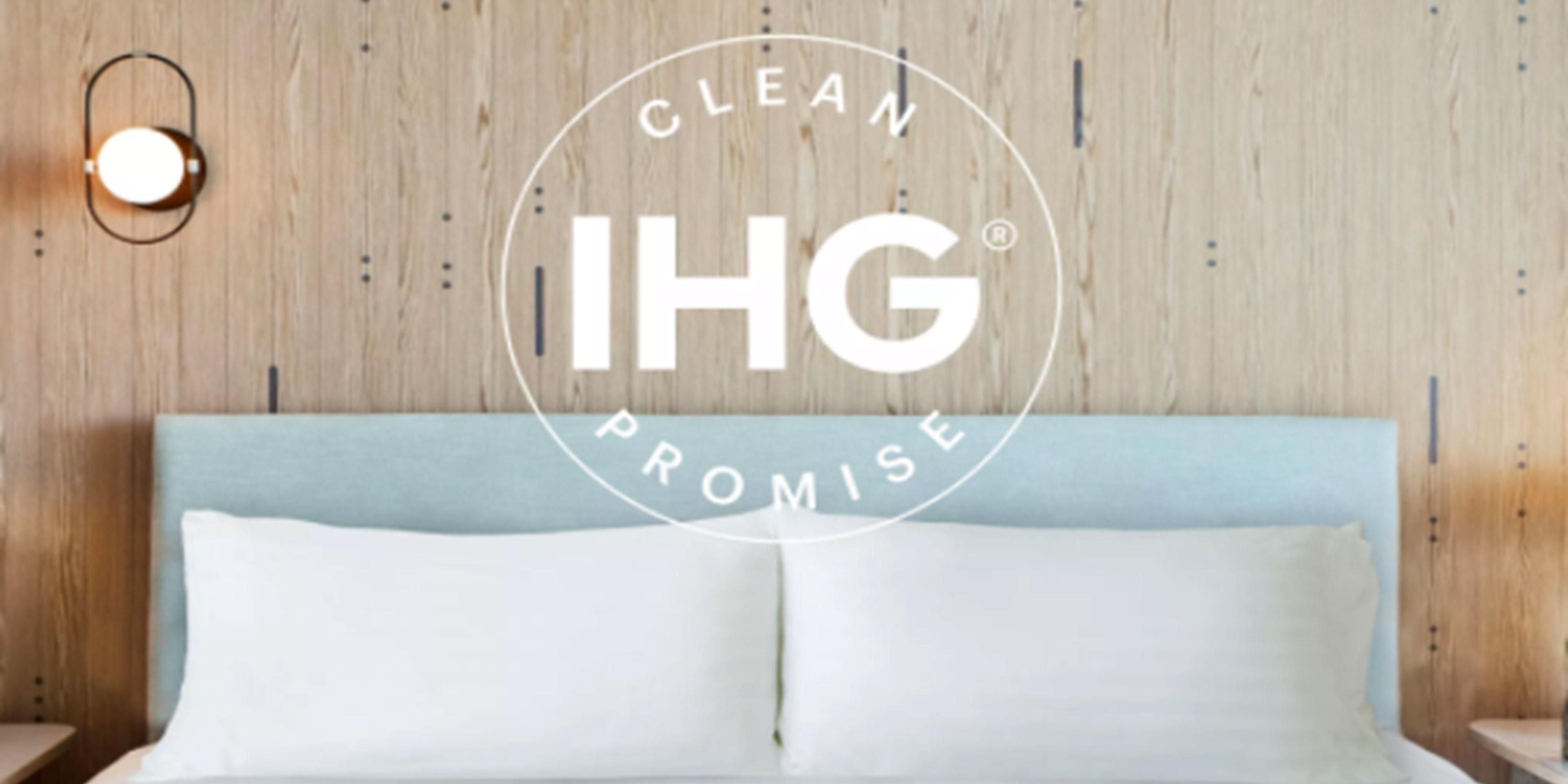 Good isn’t good enough – we’re committed to high levels of cleanliness. That means clean, well-maintained, clutter-free rooms that meet our standards. If this isn’t what you find when you check-in then we promise to make it right.