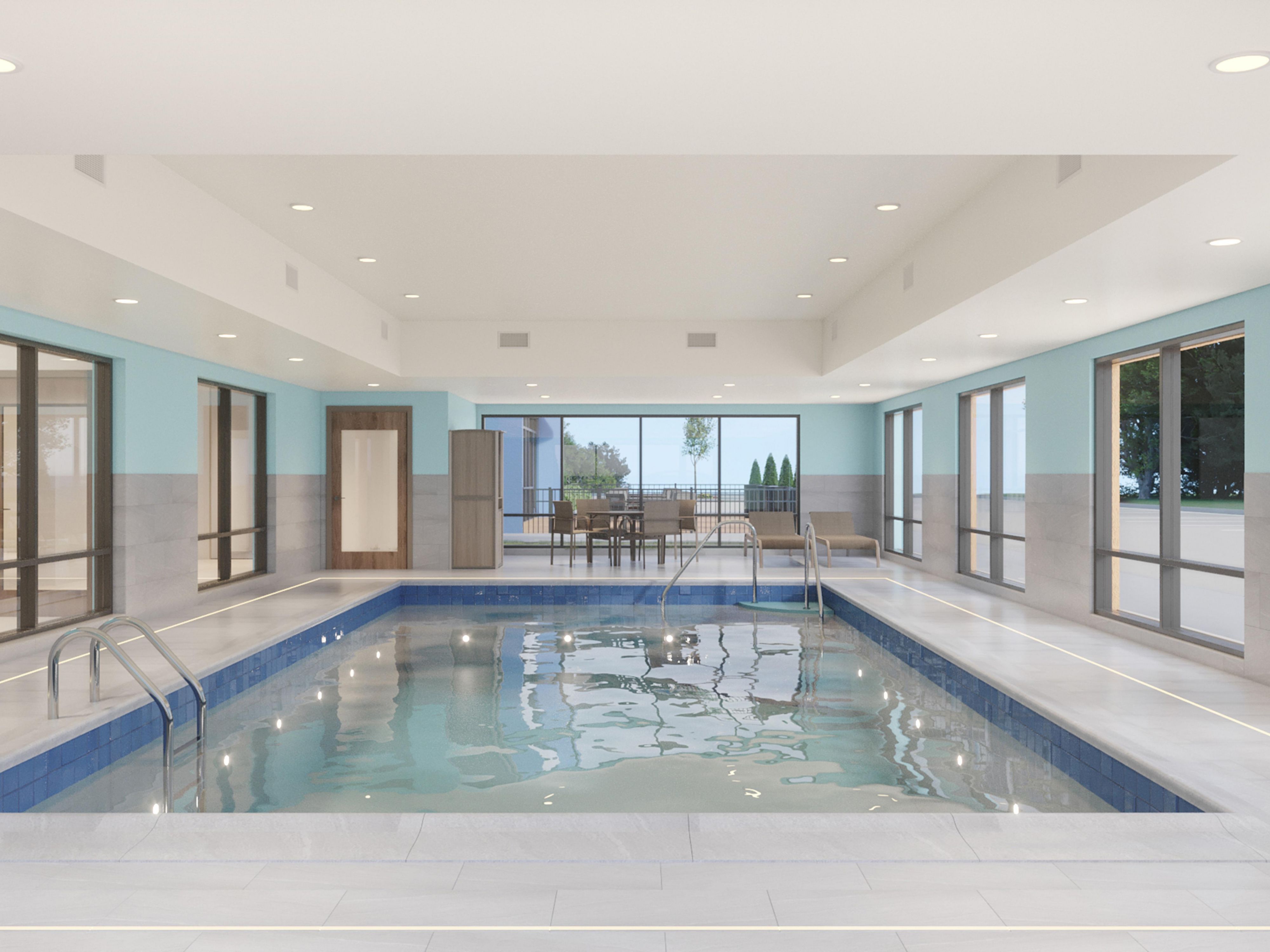 Take a dip in our indoor swimming pool, which is open daily for your enjoyment.
