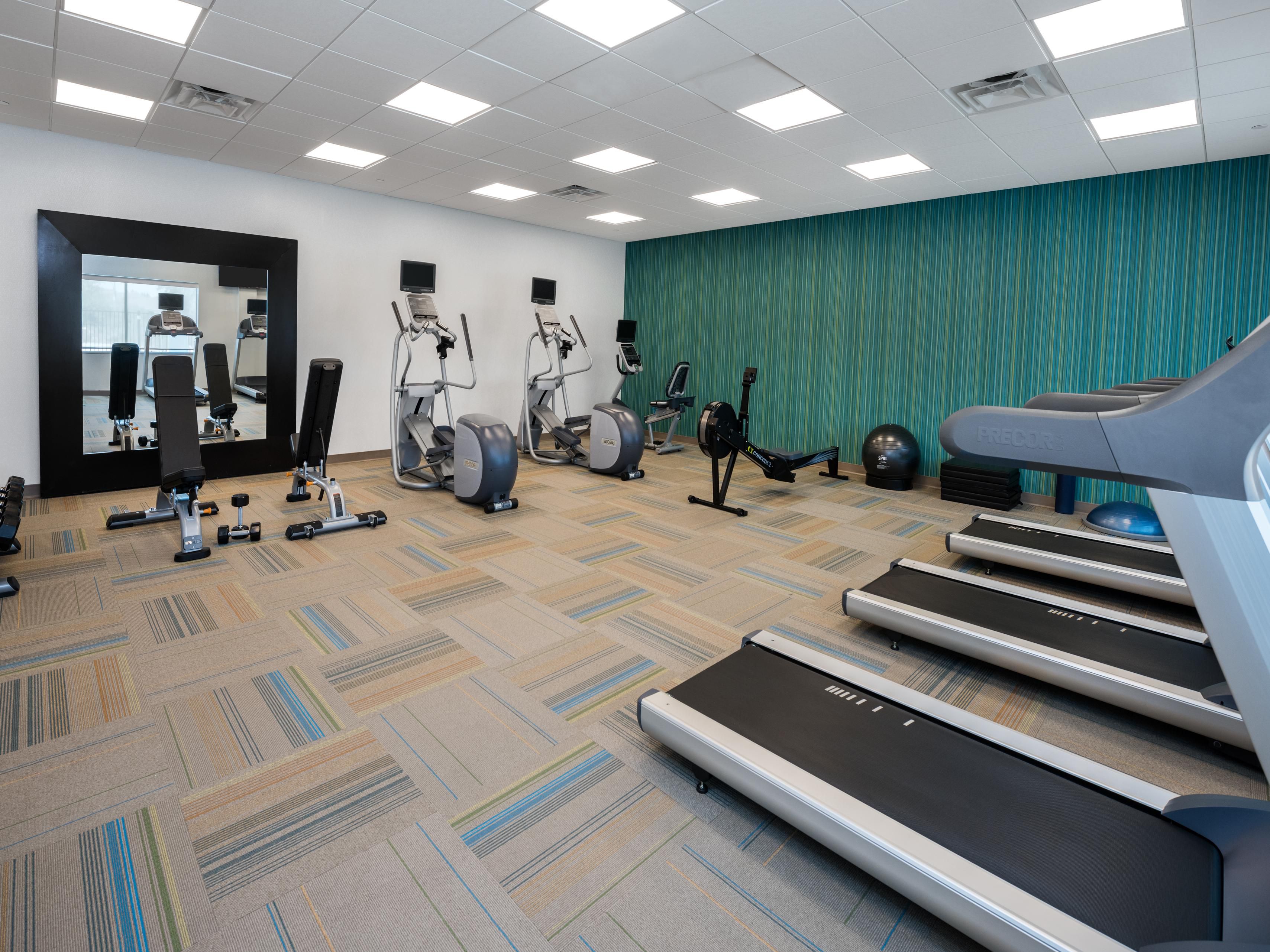 Our hotel fitness center offers state-of-the-art equipment and a spacious environment to help you stay active during your stay. Enjoy a variety of cardio machines, free weights, and a dedicated area for stretching, all designed to cater to your fitness needs and ensure you maintain your wellness routine while traveling.